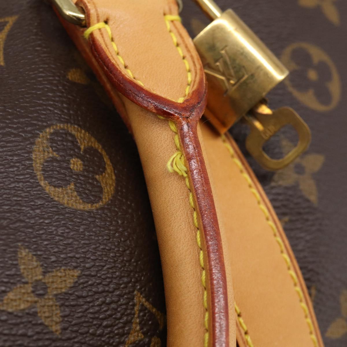 LOUIS VUITTON Monogram Keepall Bandouliere 60 Boston Bag M41412 LV Auth 209463V