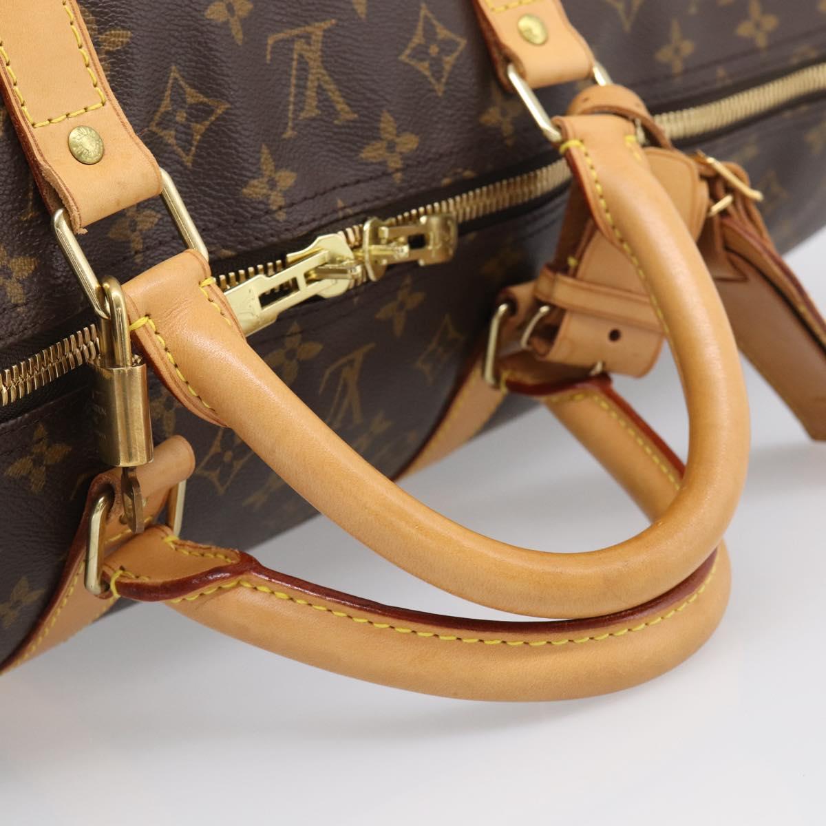 LOUIS VUITTON Monogram Keepall Bandouliere 60 Boston Bag M41412 LV Auth 209463V