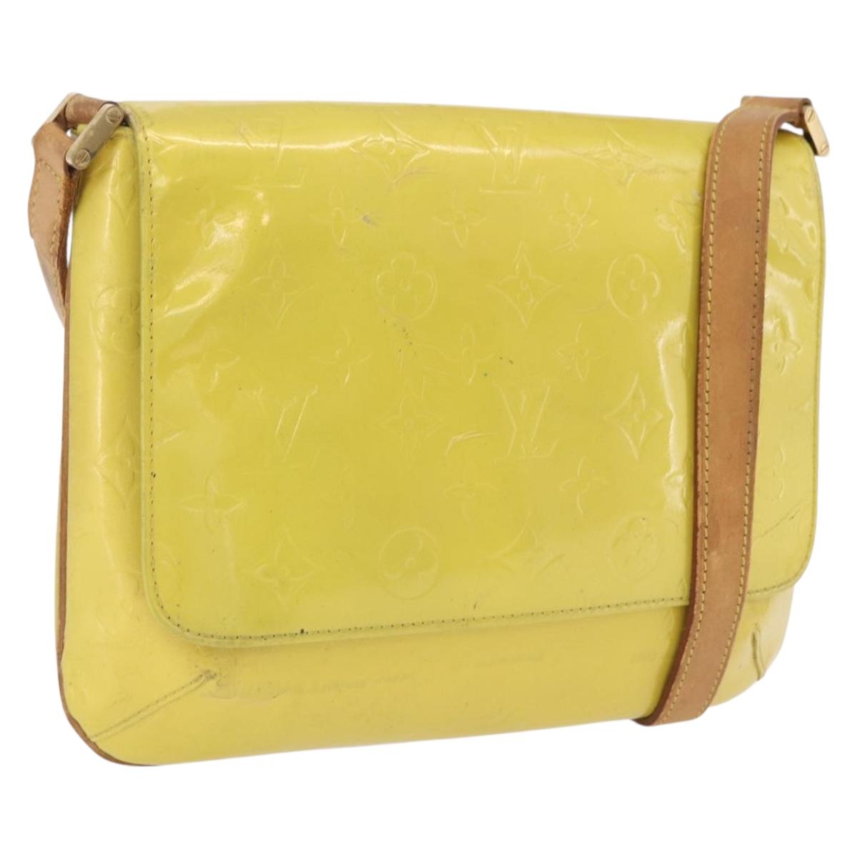 LOUIS VUITTON Monogram Vernis Thompson Street Bag Gris M91008 LV Auth 209466