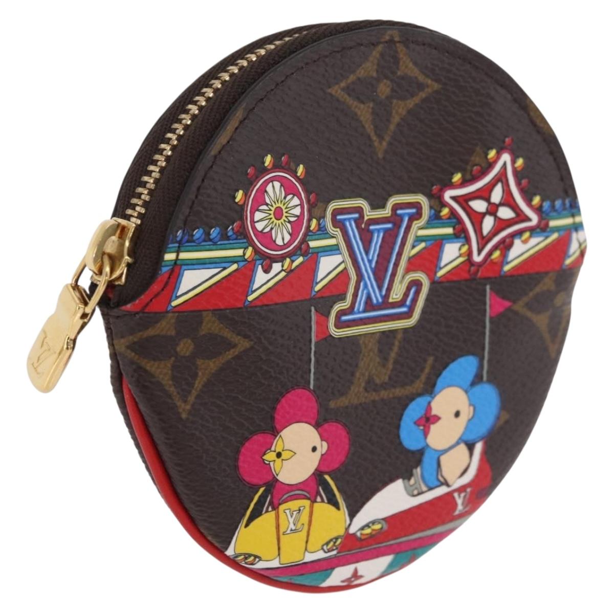 LOUIS VUITTON Monogram Porte Monnaie Round Purse Vivienne M69749 LV Auth 209475M