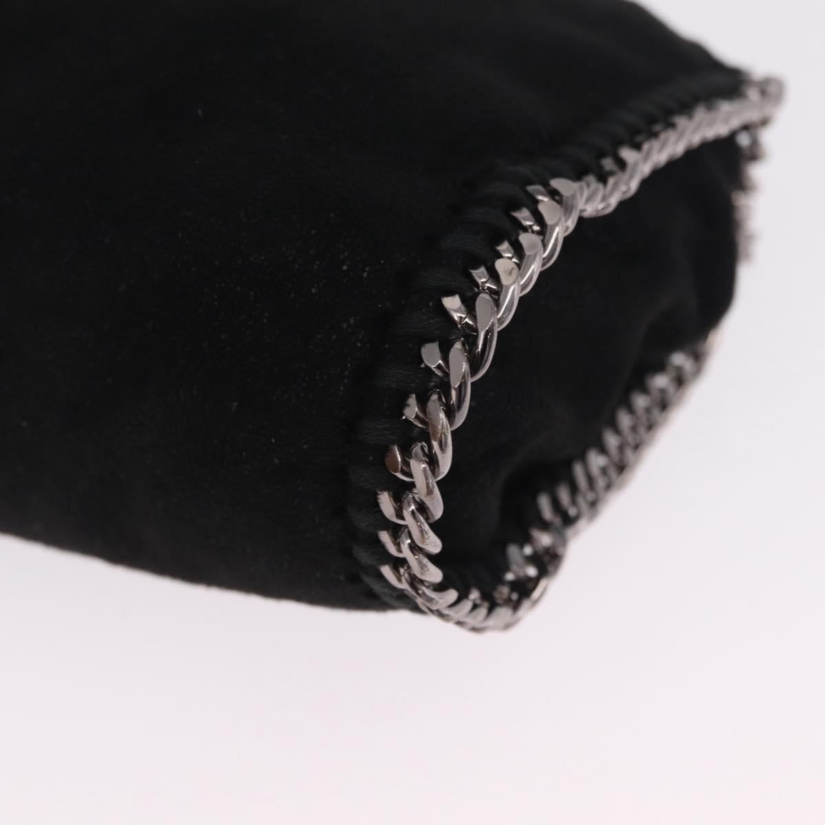 Stella McCartney Falabella Bag Polyester Black Silver 234387 Auth 209496
