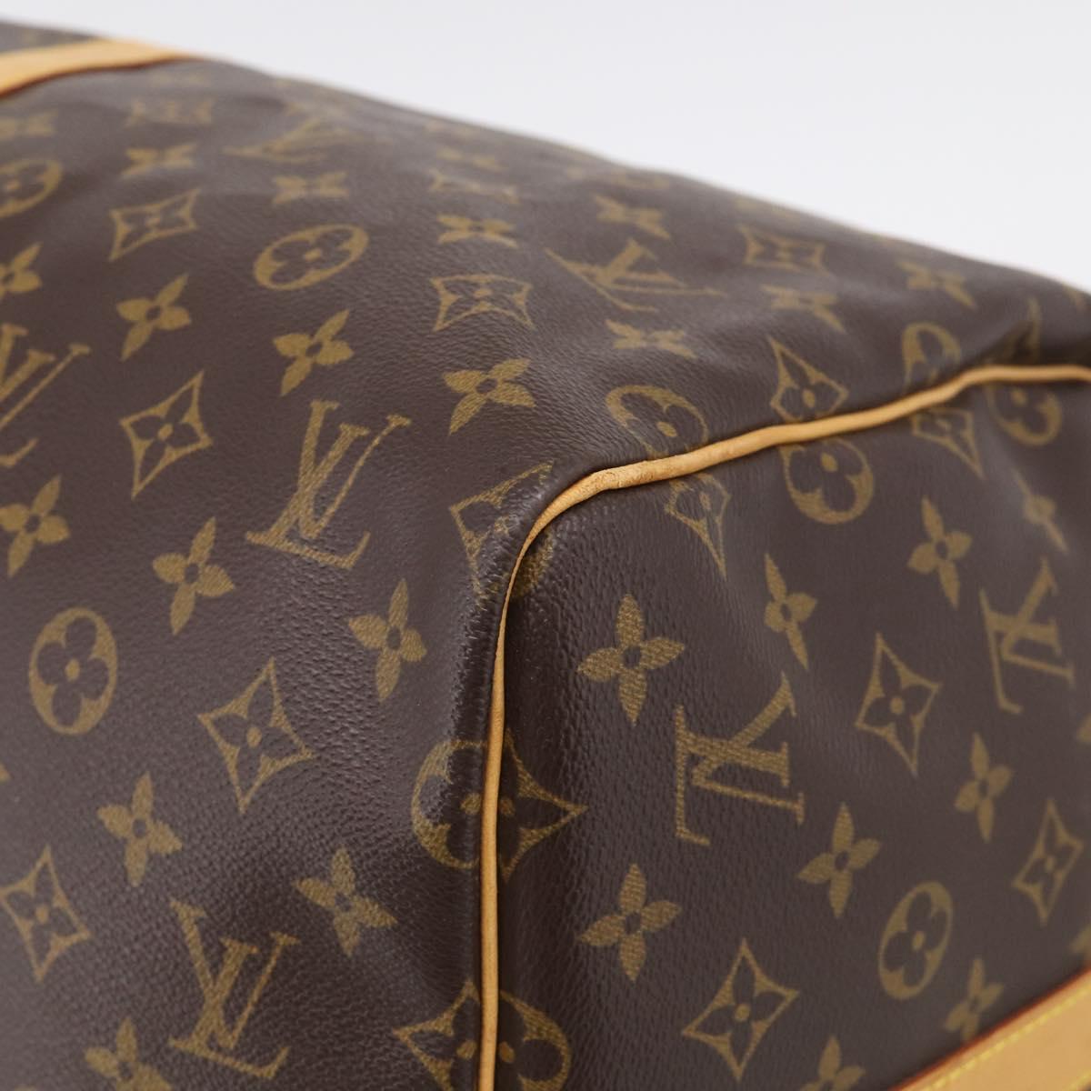 LOUIS VUITTON Monogram Keepall Bandouliere55 Boston Bag M41414 LV Auth 209521V
