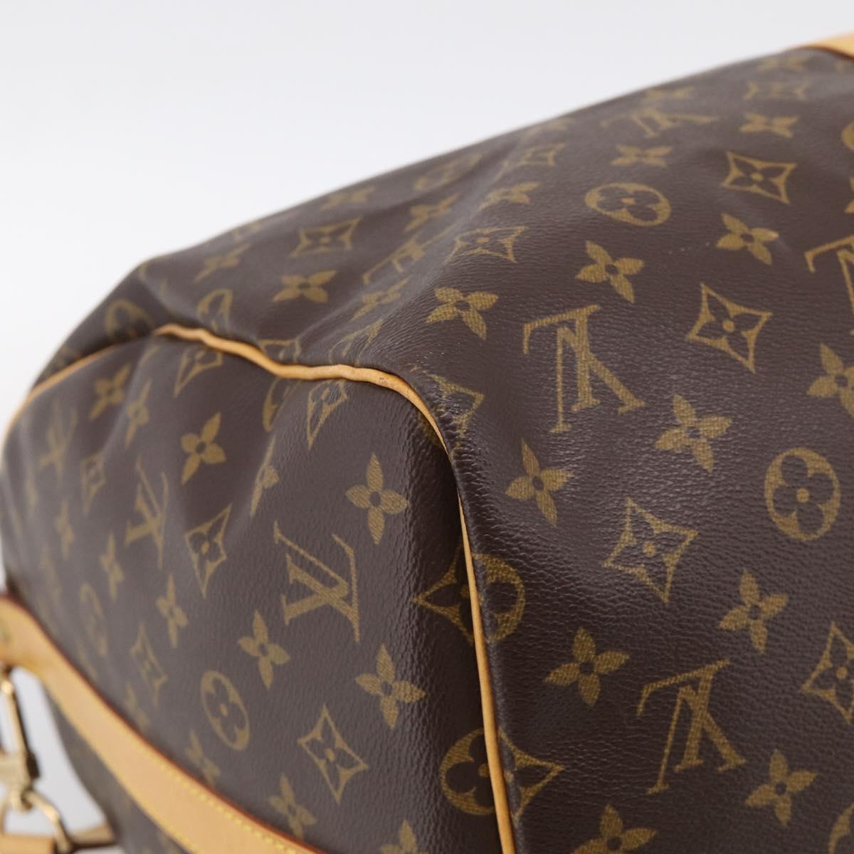 LOUIS VUITTON Monogram Keepall Bandouliere55 Boston Bag M41414 LV Auth 209521V
