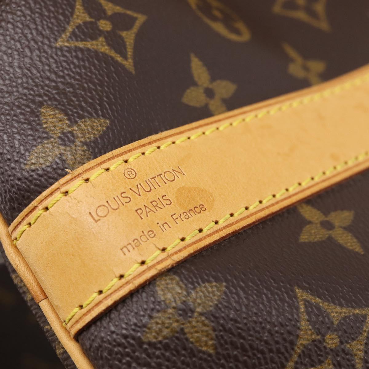 LOUIS VUITTON Monogram Keepall Bandouliere55 Boston Bag M41414 LV Auth 209521V