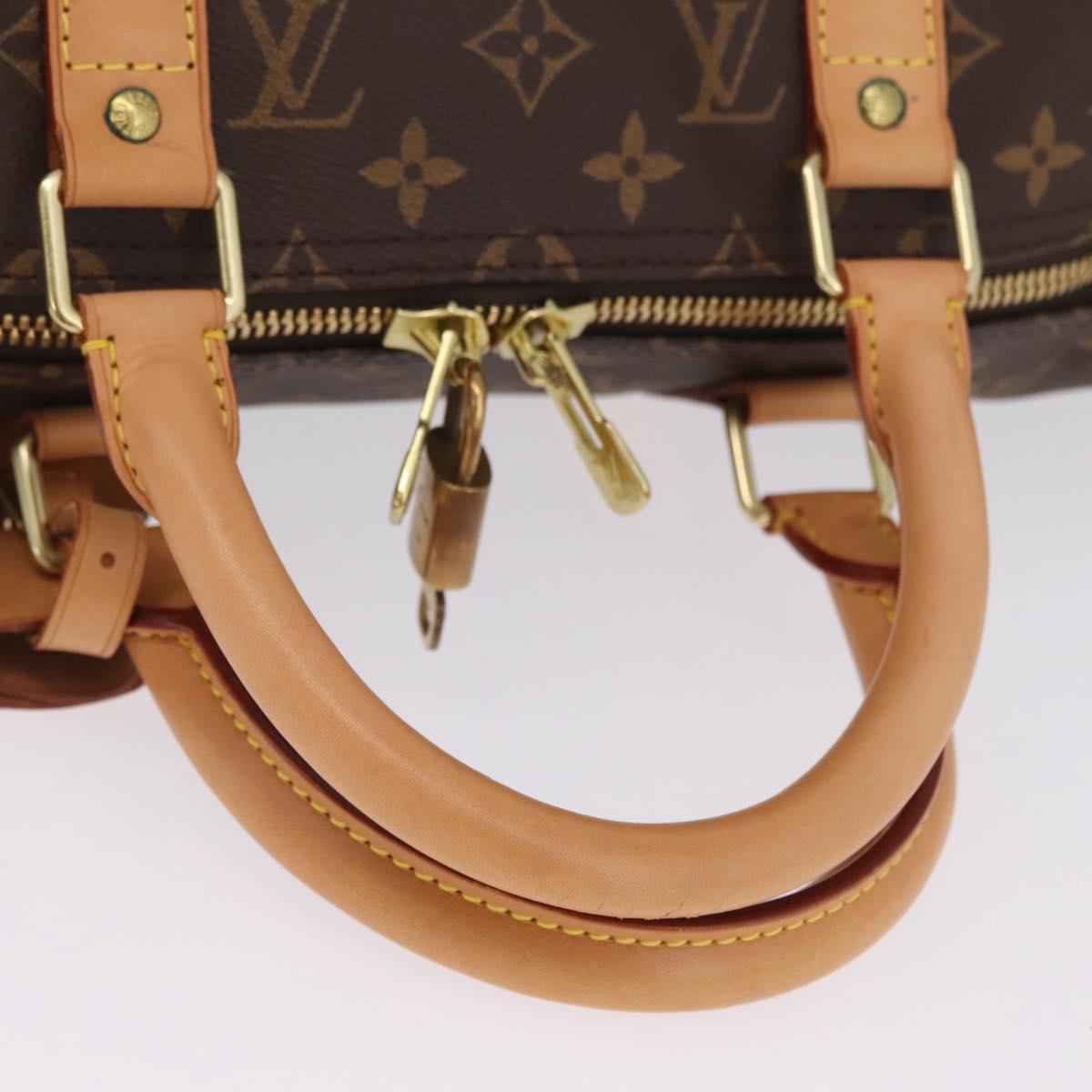 LOUIS VUITTON Monogram Keepall Bandouliere 50 Boston Bag M41416 LV Auth 209522V