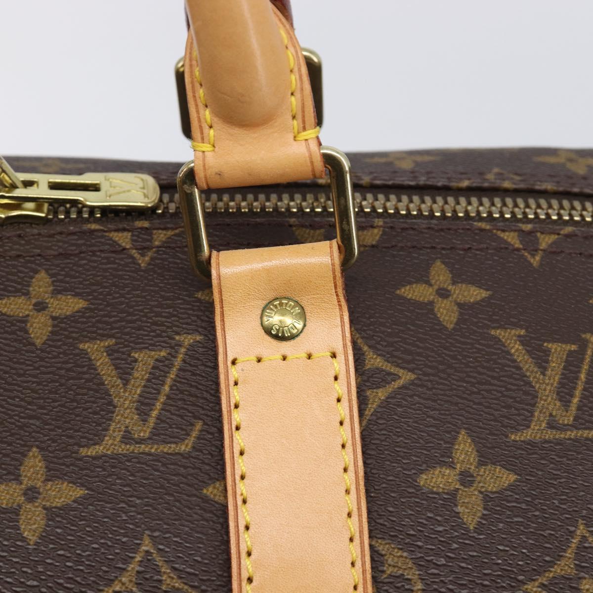 LOUIS VUITTON Monogram Keepall 50 Boston Bag M41426 LV Auth 209523V