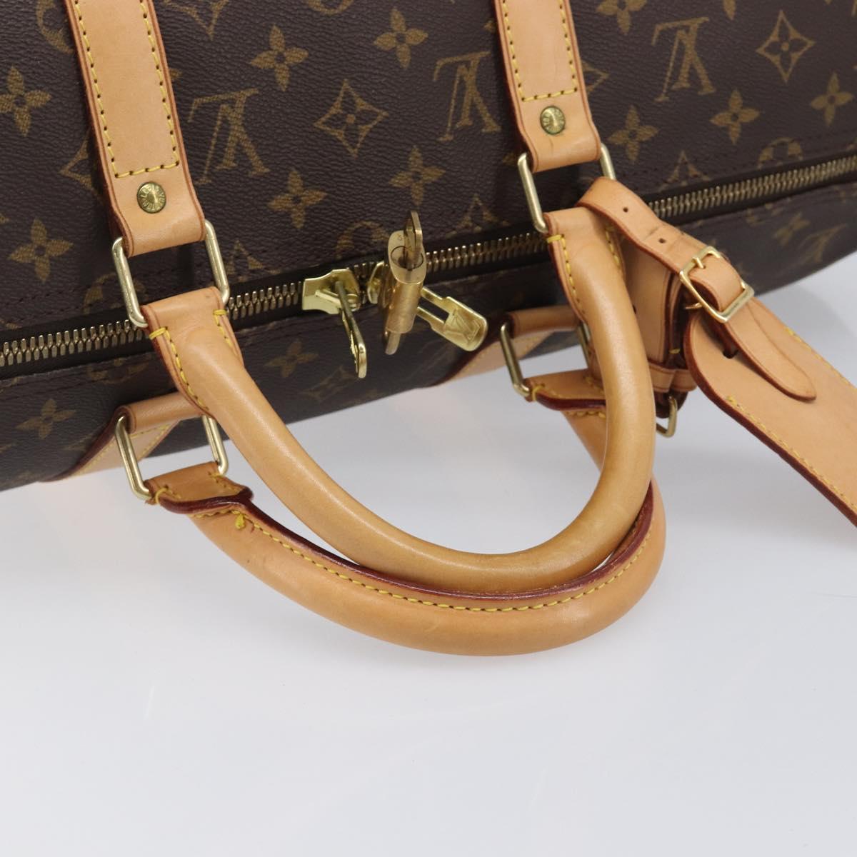 LOUIS VUITTON Monogram Keepall 50 Boston Bag M41426 LV Auth 209523V