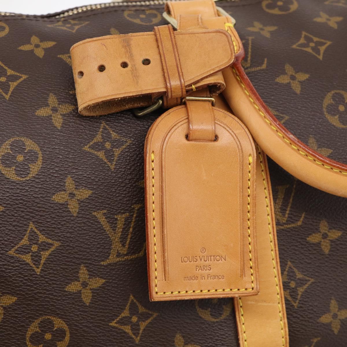 LOUIS VUITTON Monogram Keepall Bandouliere 45 Boston Bag M41418 LV Auth 209524V