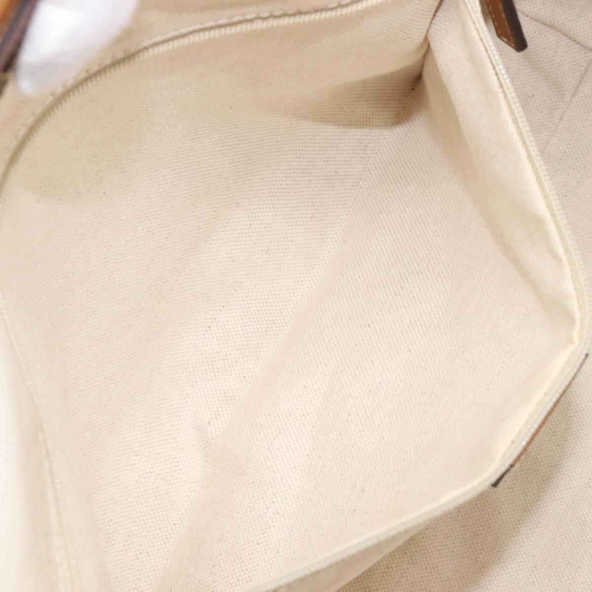 GUCCI Diamante GG Canvas Sukey Hand Bag Beige Gold 211944 Auth 209539V