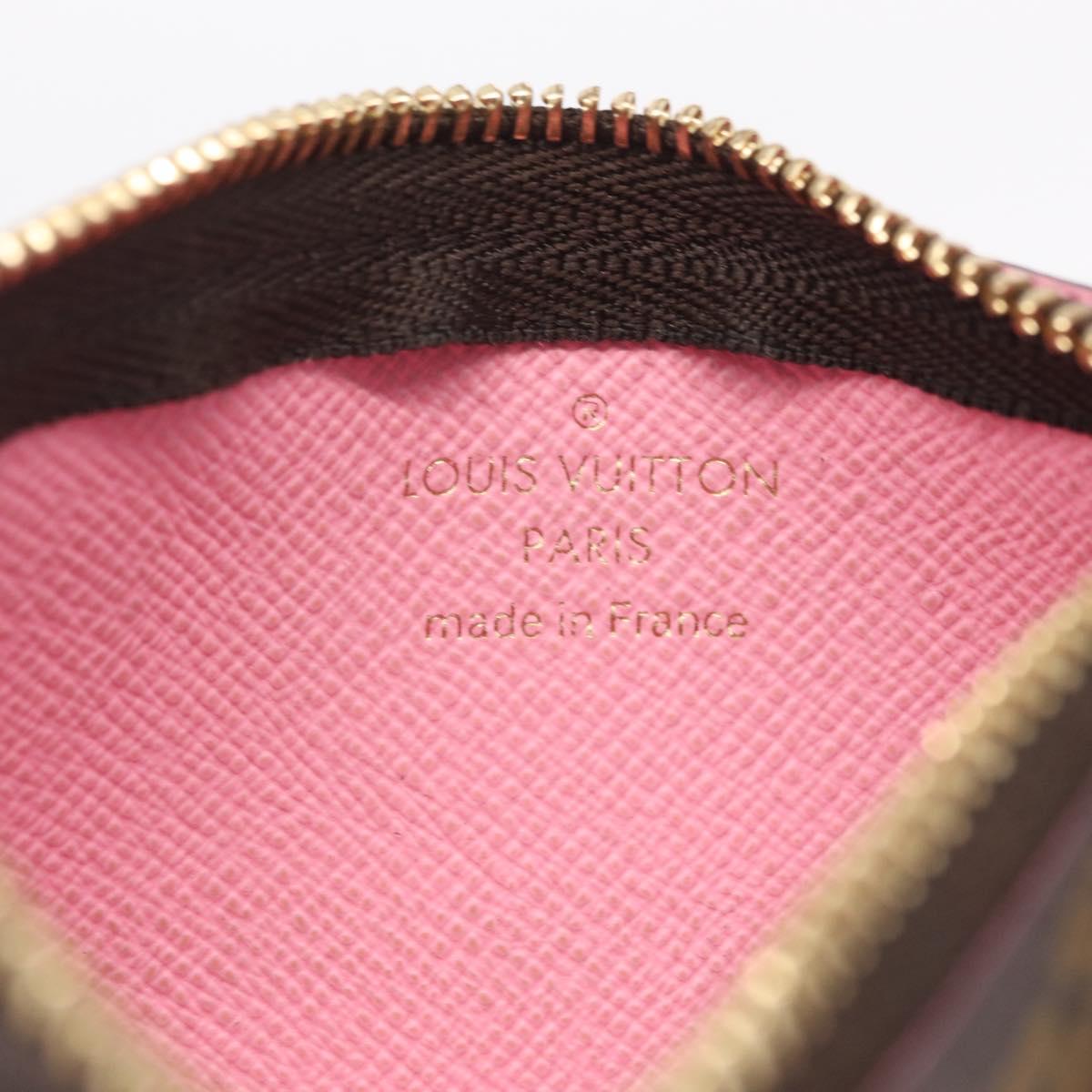 LOUIS VUITTON Monogram Vivienne Pochette Cles Coin Purse M82620 LV Auth 209568M