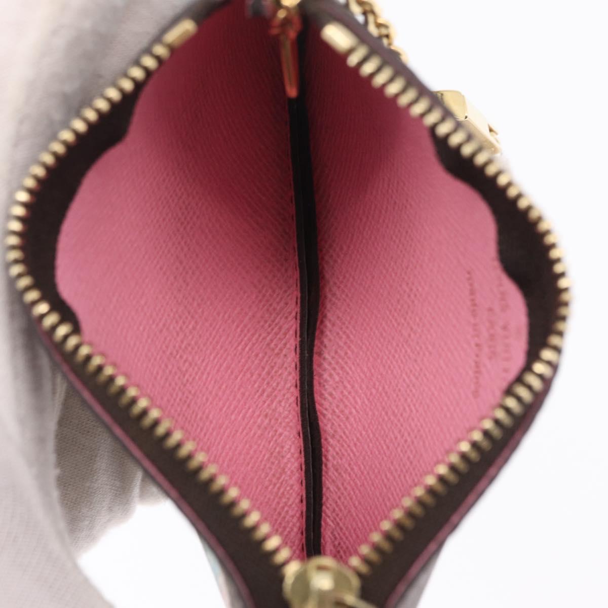 LOUIS VUITTON Monogram Vivienne Pochette Cles Coin Purse M82620 LV Auth 209568M