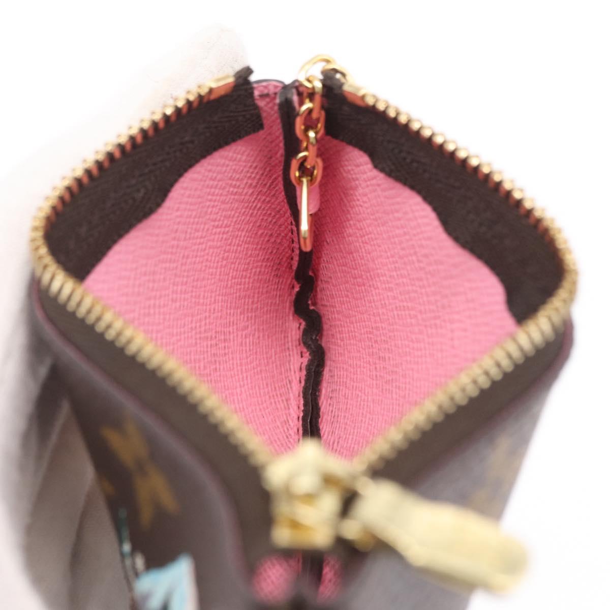 LOUIS VUITTON Monogram Vivienne Pochette Cles Coin Purse M82620 LV Auth 209568M
