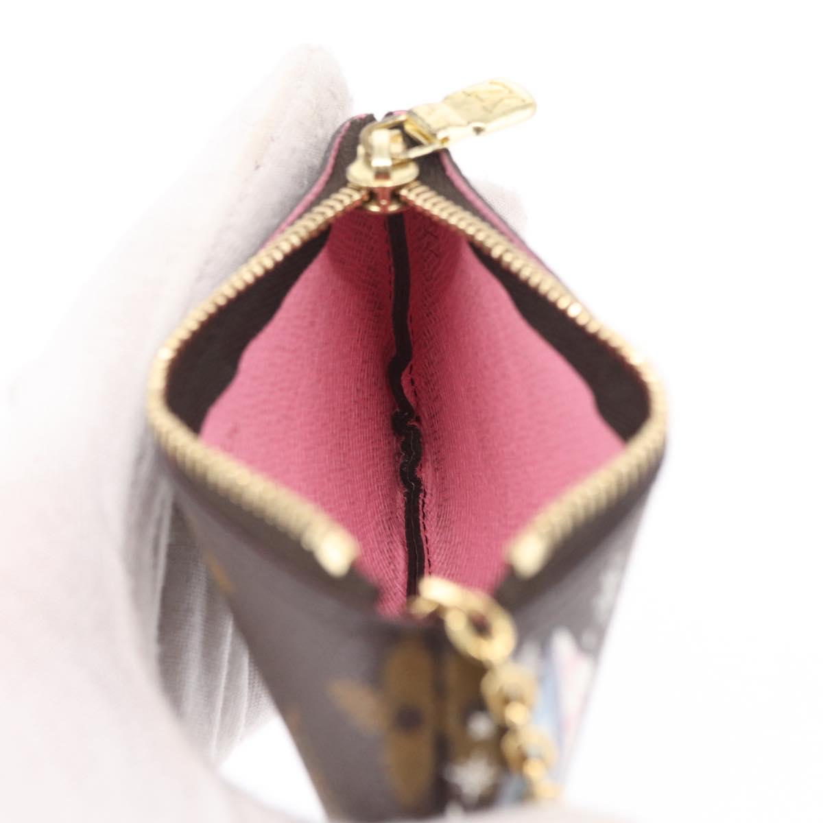 LOUIS VUITTON Monogram Vivienne Pochette Cles Coin Purse M82620 LV Auth 209568M