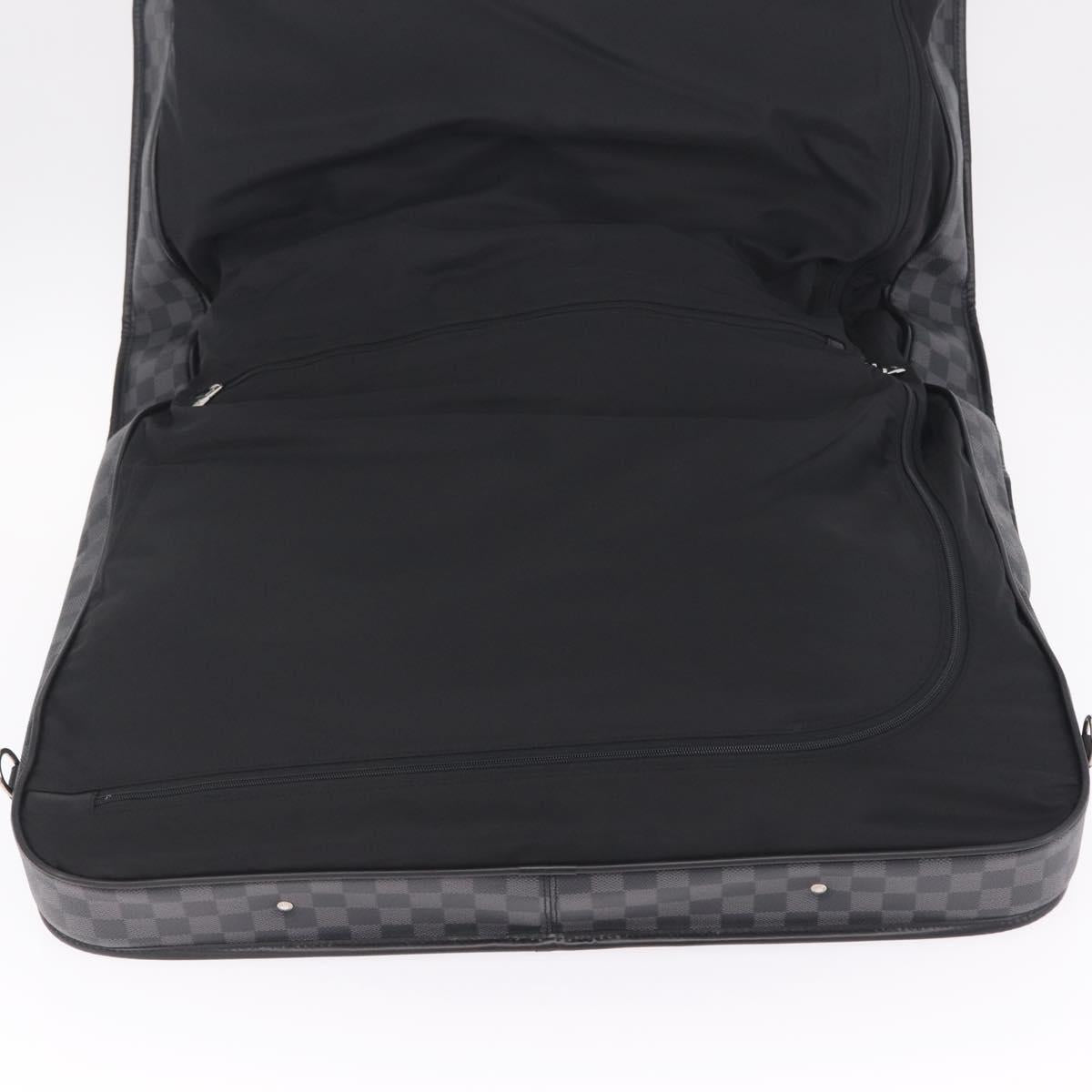 LOUIS VUITTON Damier Graphite Housse Porte Habits Garment Cover LV Auth 209574V