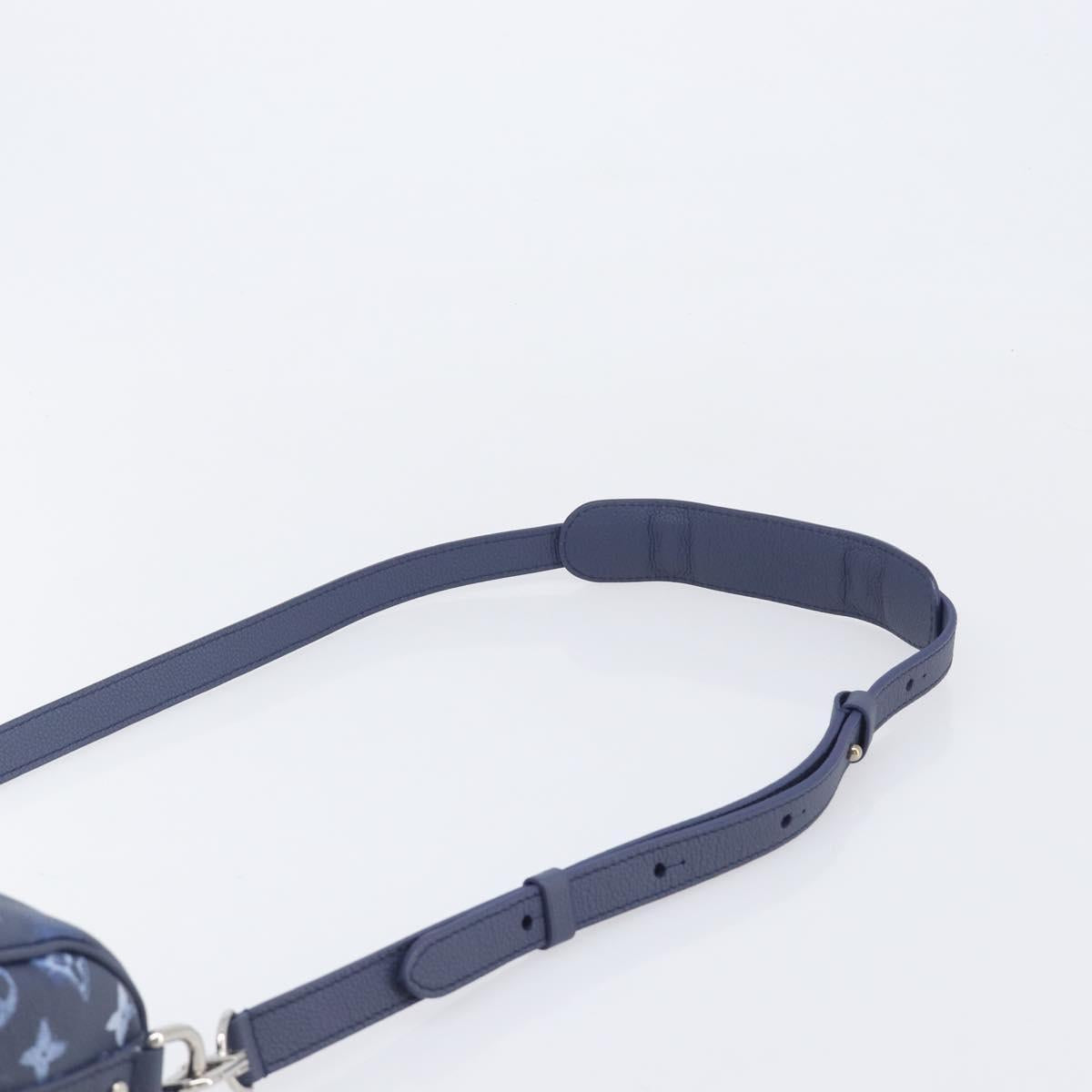 LOUIS VUITTON Monogram Watercolor Keepall XS Hand Bag Navy M57844 Auth 209582SAM