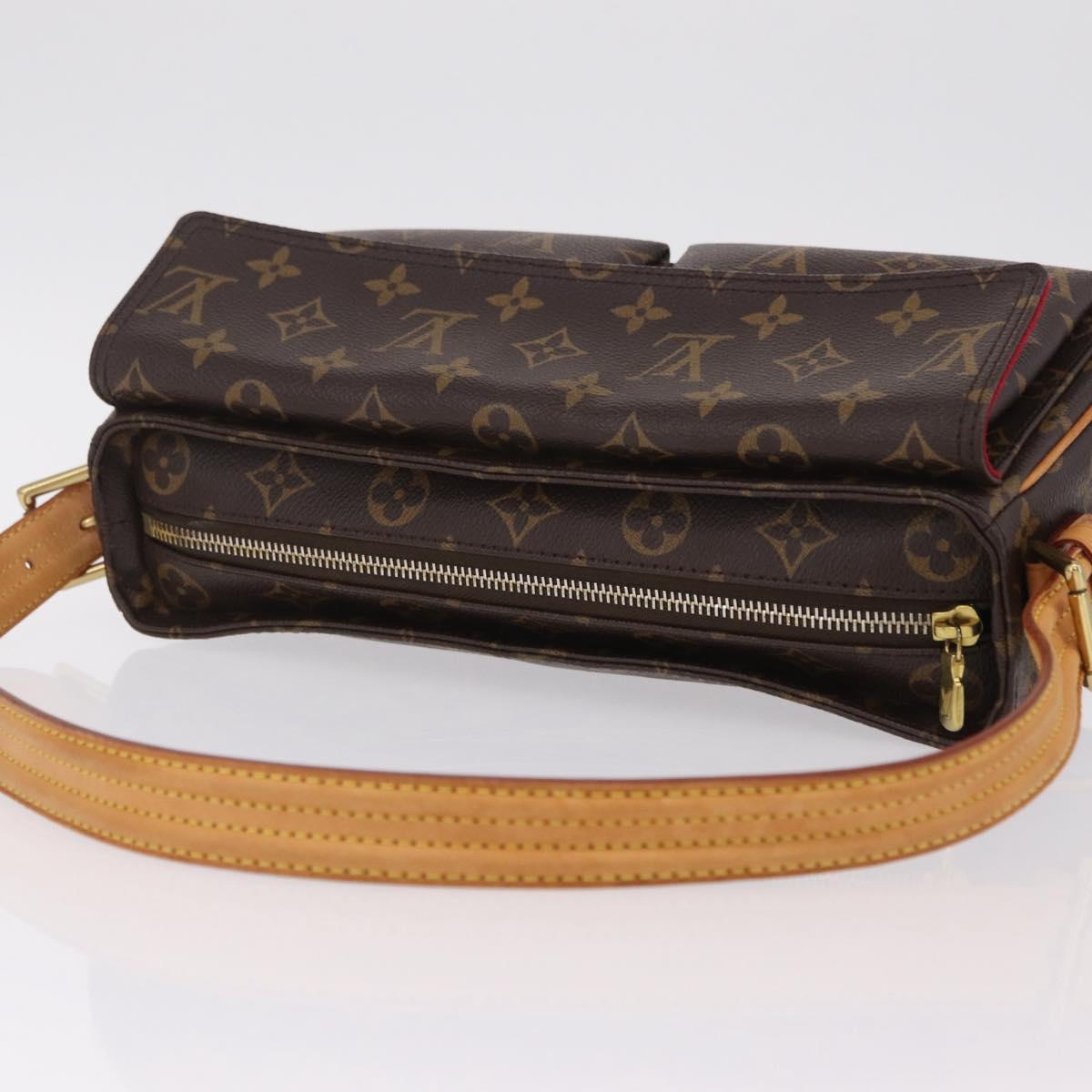 LOUIS VUITTON Monogram Viva Cite MM Shoulder Bag M51164 LV Auth 209585V
