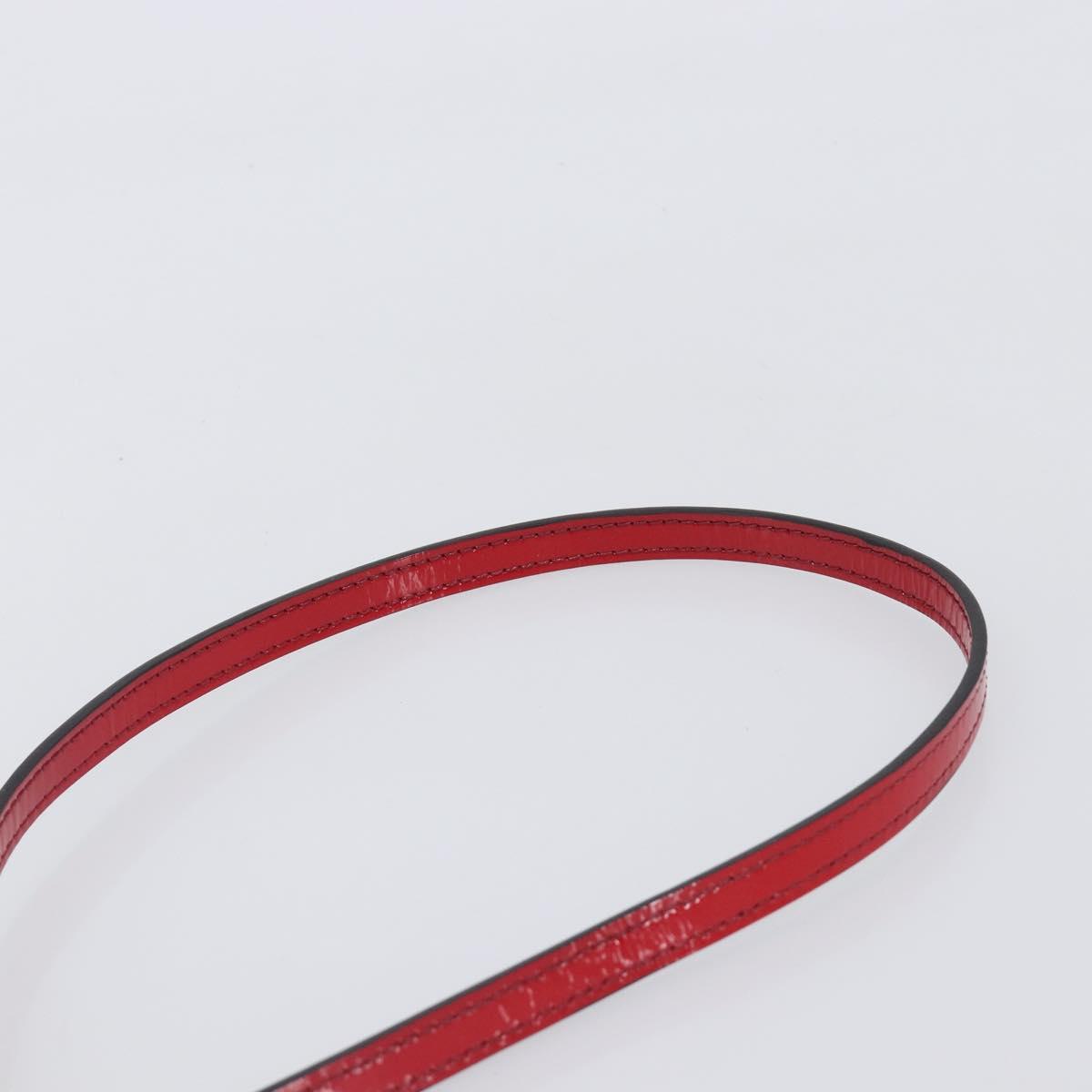 LOUIS VUITTON Monogram Vernis Alma BB Hand Bag Red Slys M90174 LV Auth 209599V