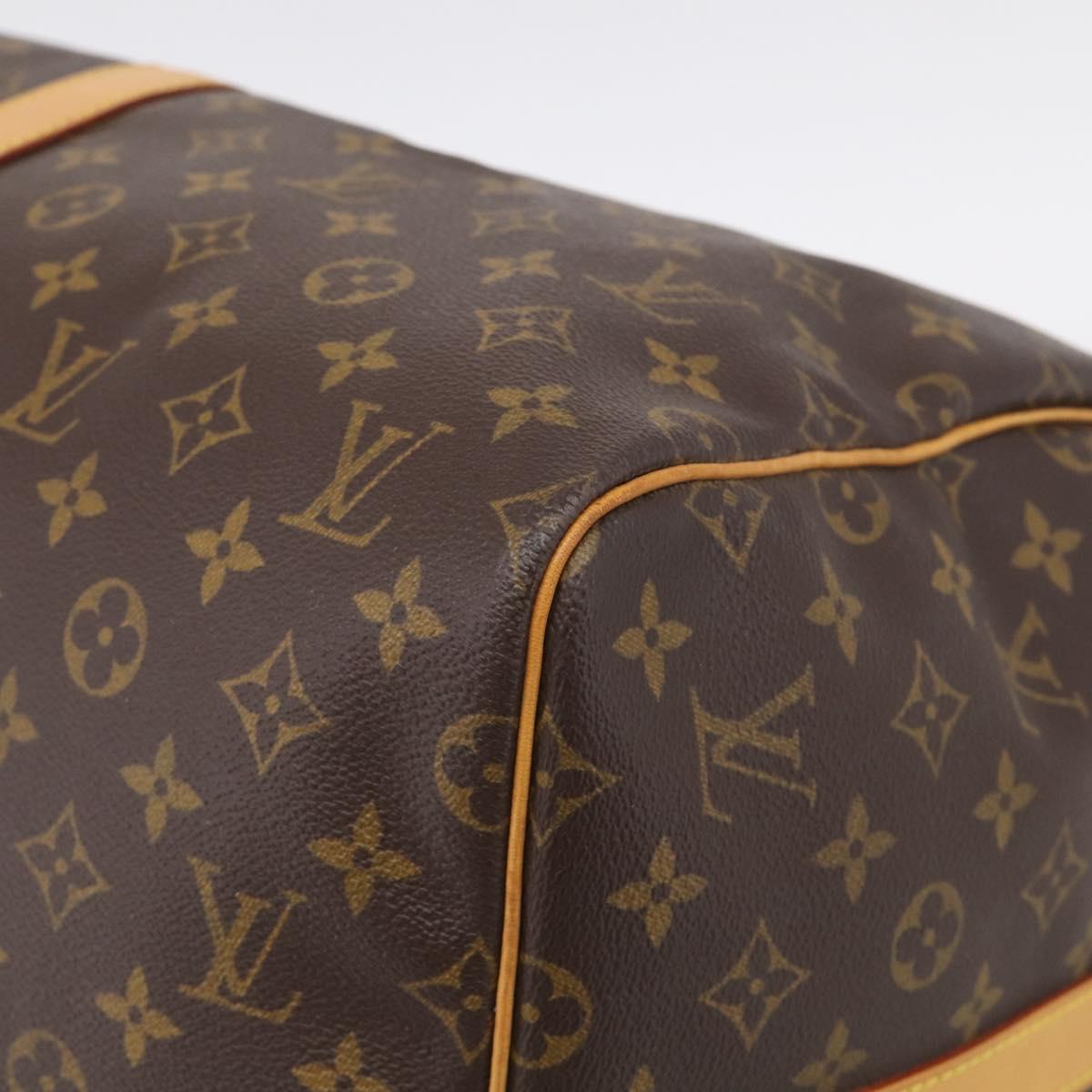LOUIS VUITTON Monogram Keepall Bandouliere 55 Boston Bag M41414 LV Auth 209601V