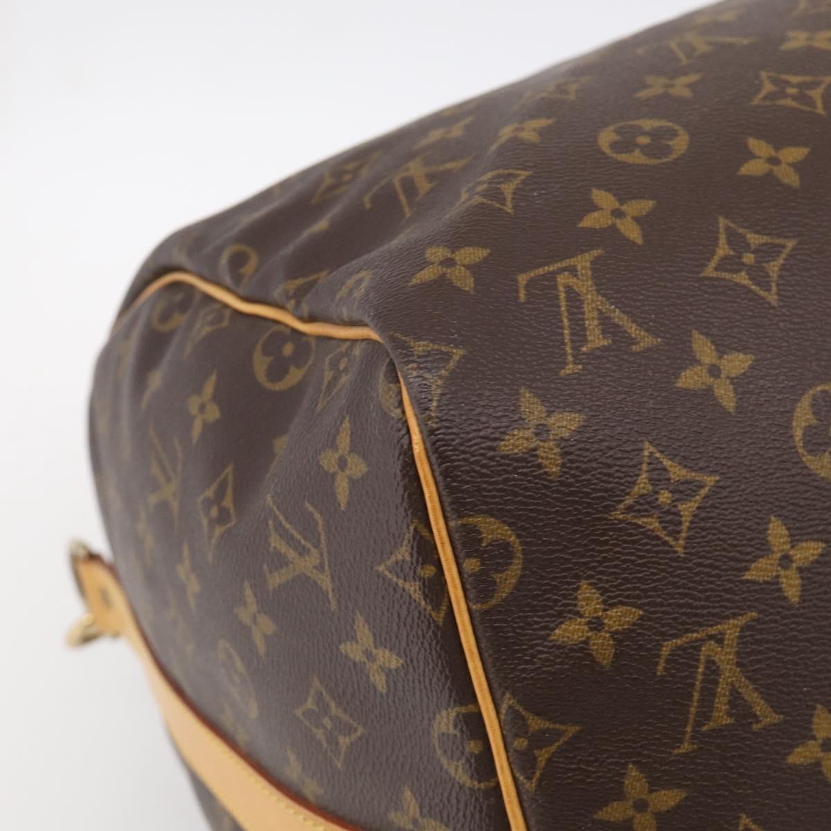 LOUIS VUITTON Monogram Keepall Bandouliere 55 Boston Bag M41414 LV Auth 209601V
