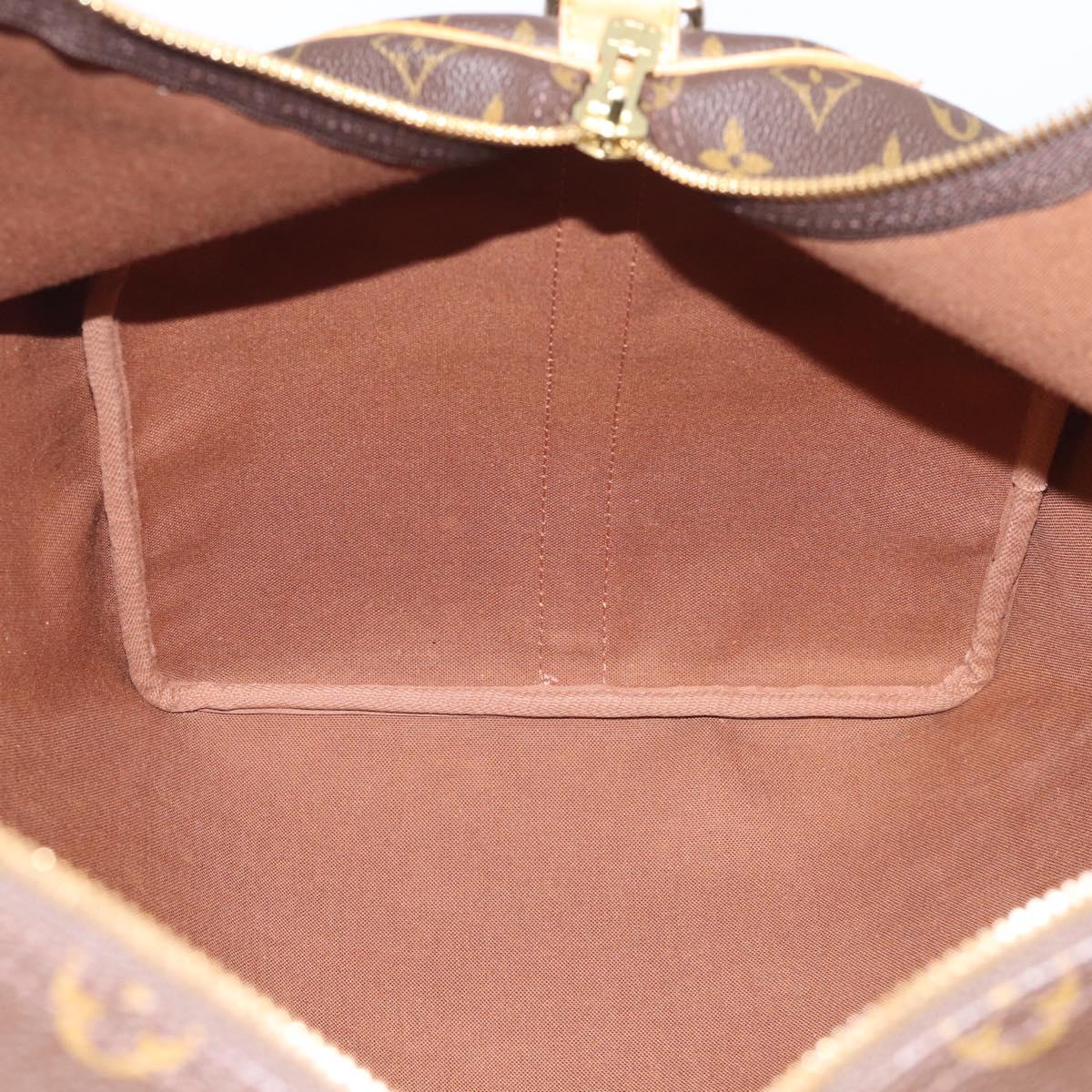 LOUIS VUITTON Monogram Keepall Bandouliere 55 Boston Bag M41414 LV Auth 209601V