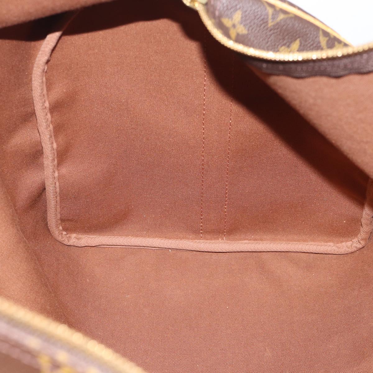 LOUIS VUITTON Monogram Keepall Bandouliere 55 Boston Bag M41414 LV Auth 209601V