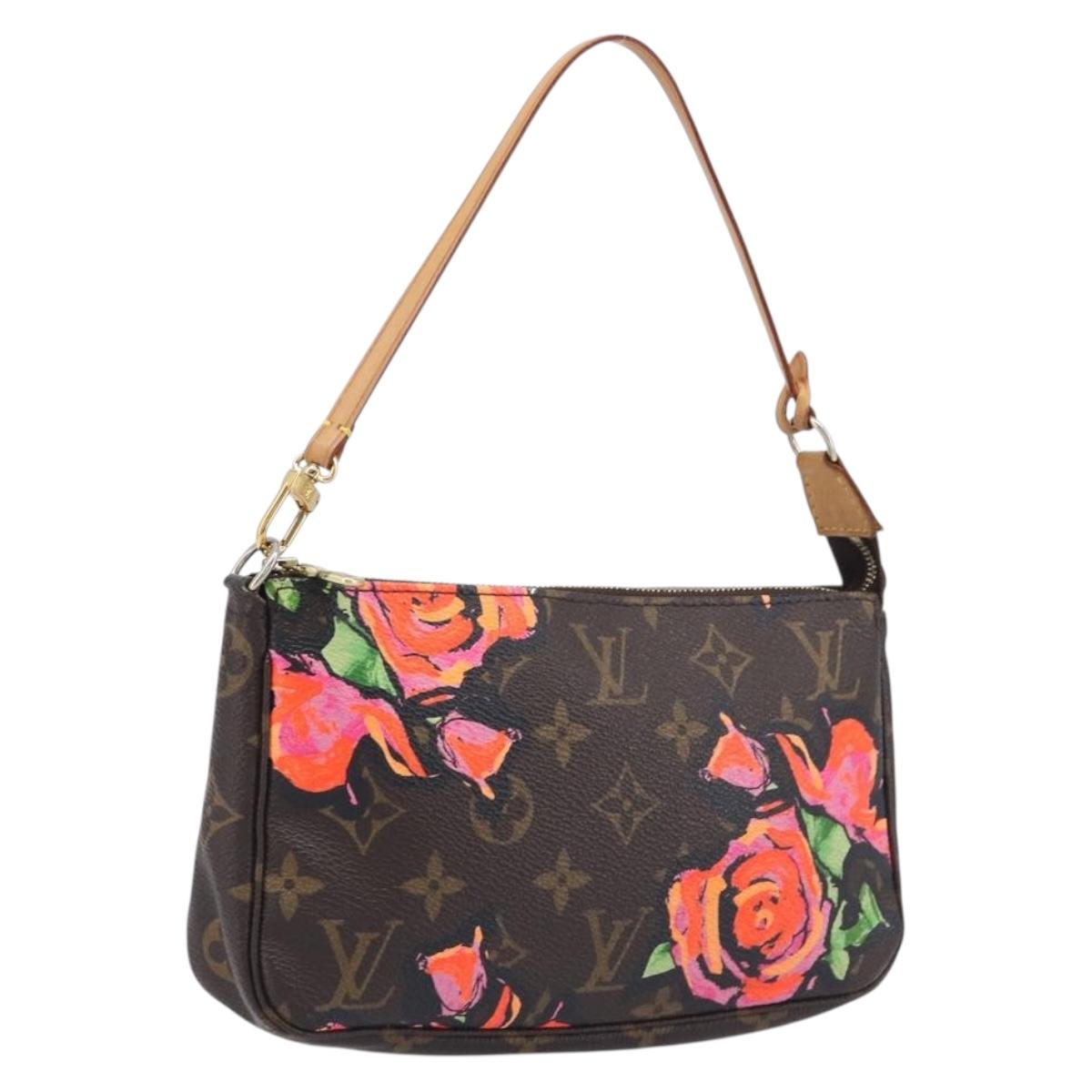 LOUIS VUITTON Monogram Rose Pochette Accessoires Pouch M48615 LV Auth 209616V