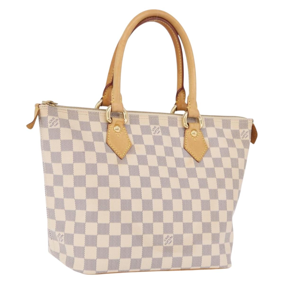 LOUIS VUITTON Damier Azur Saleya PM Tote Bag N51186 LV Auth 209617A