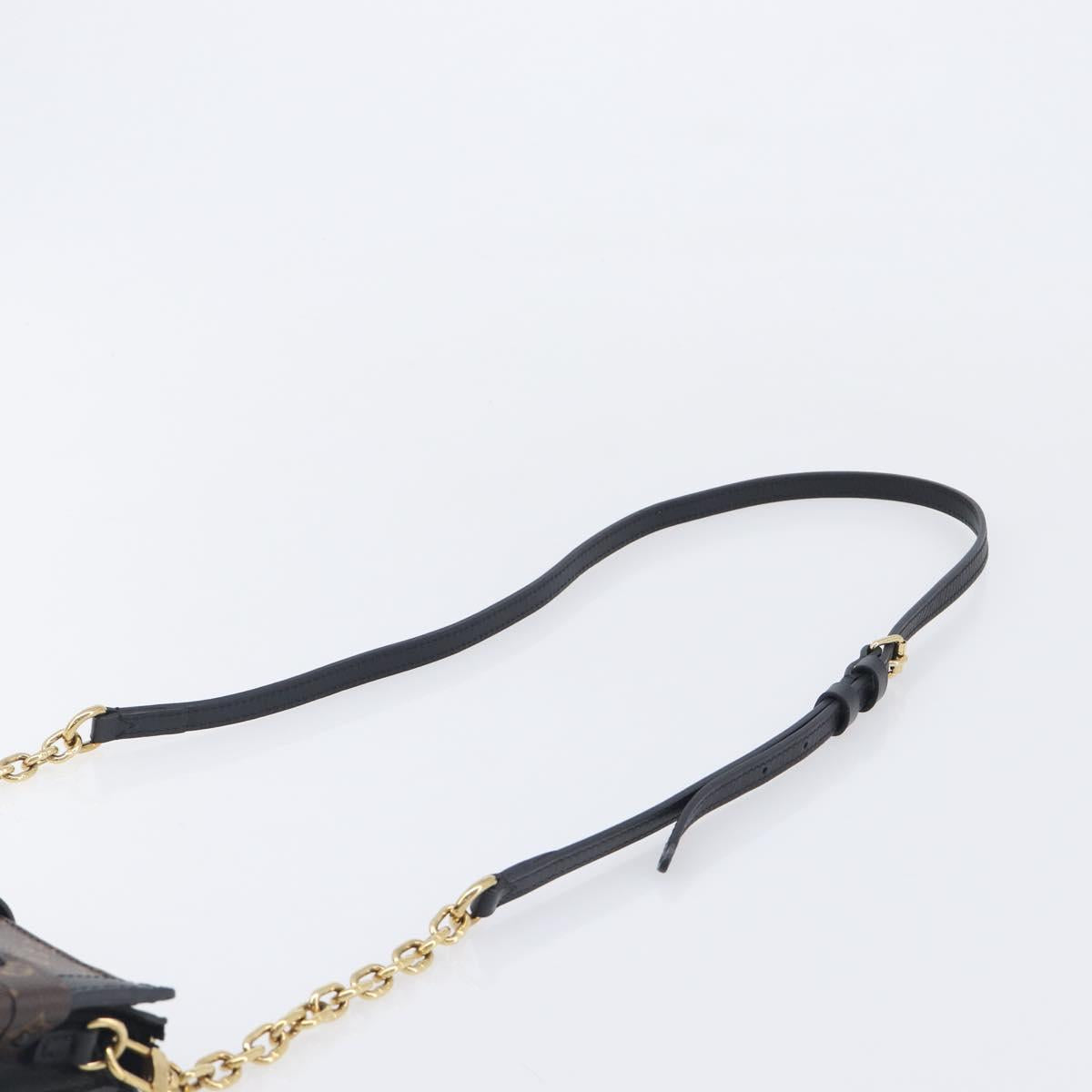 LOUIS VUITTON Monogram Reverse Trunk Clutch Shoulder Bag M43596 Auth 209626SAM