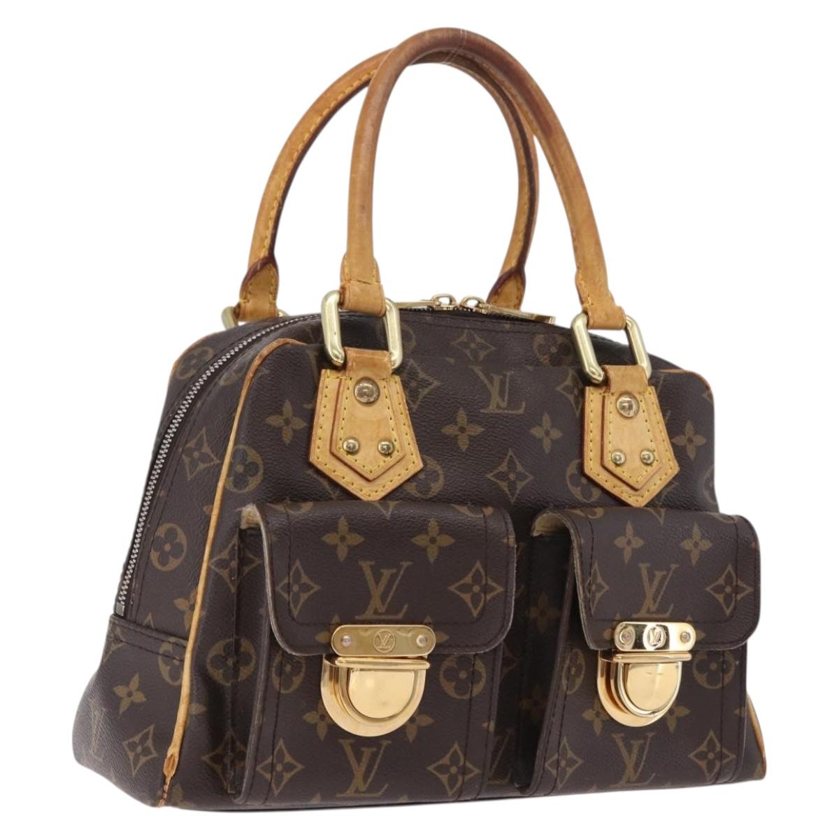 LOUIS VUITTON Monogram Manhattan PM Hand Bag M40026 LV Auth 209632