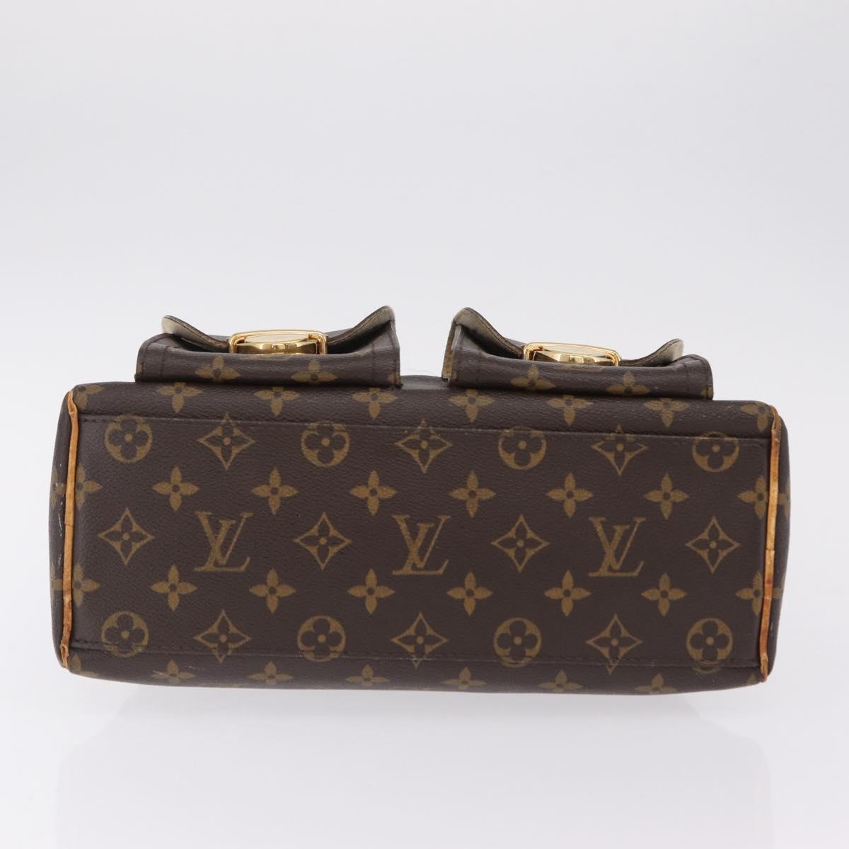 LOUIS VUITTON Monogram Manhattan PM Hand Bag M40026 LV Auth 209632