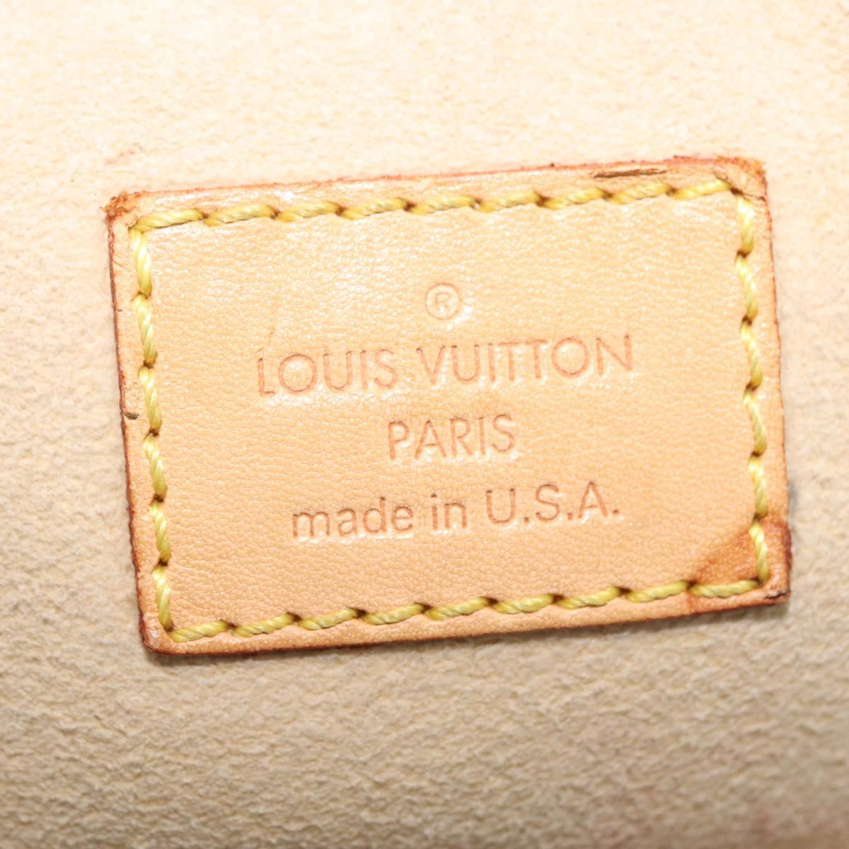 LOUIS VUITTON Monogram Manhattan PM Hand Bag M40026 LV Auth 209632