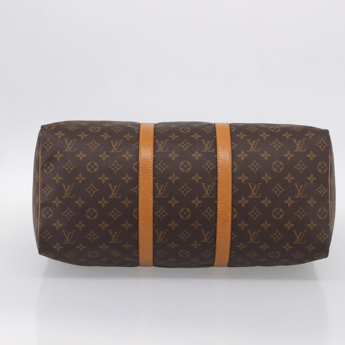 LOUIS VUITTON Monogram Keepall 50 Boston Bag M41426 LV Auth 209633V
