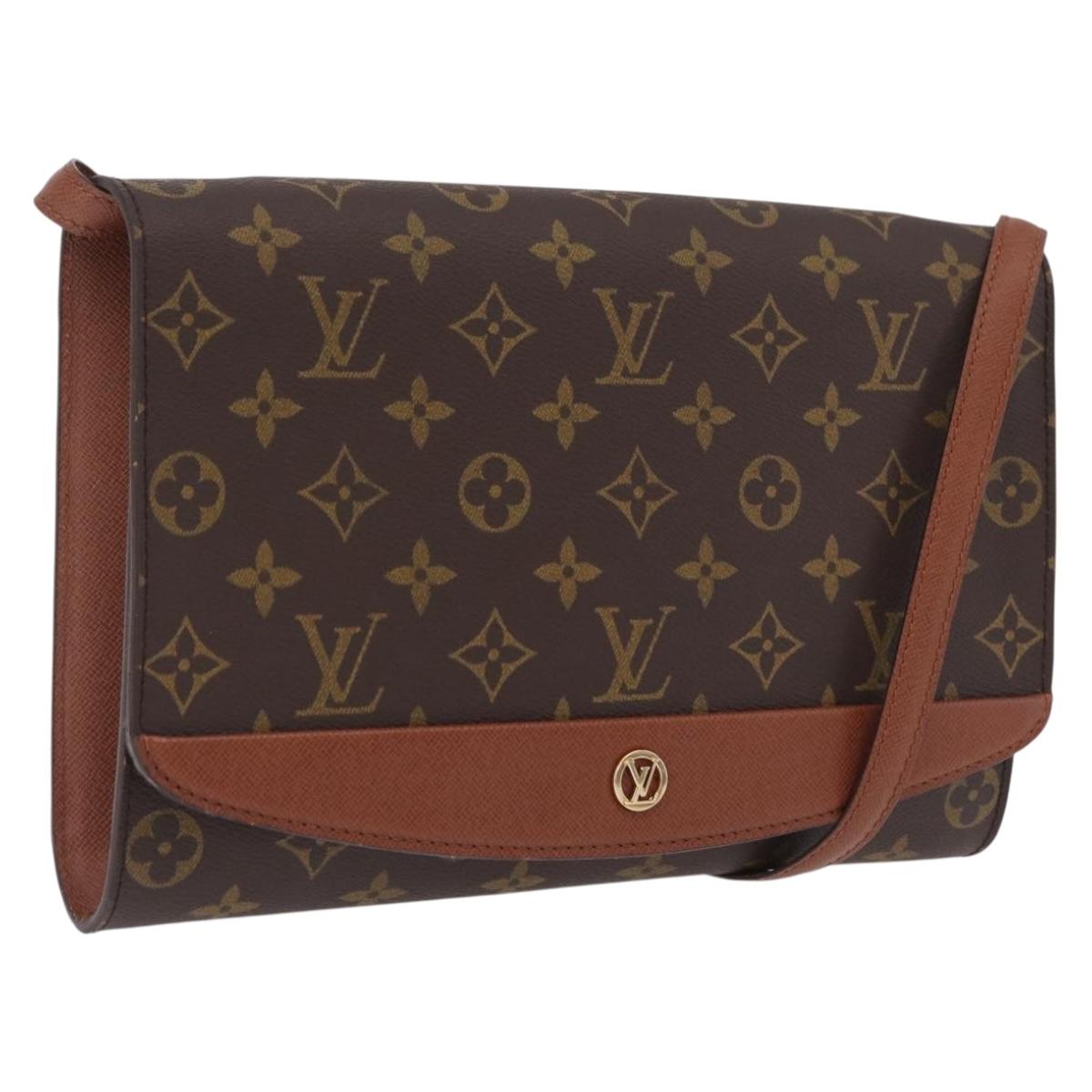 LOUIS VUITTON Monogram Bordeaux 24 Shoulder Bag M51798 LV Auth 209636A