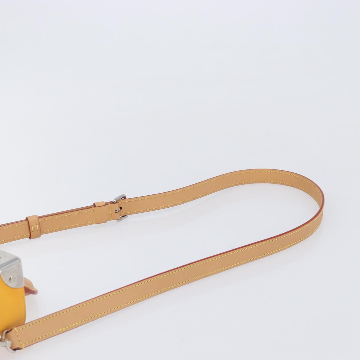 LOUIS VUITTON Vertical Box Trunk Shoulder Bag Saffron M59666 Auth 209644SAM