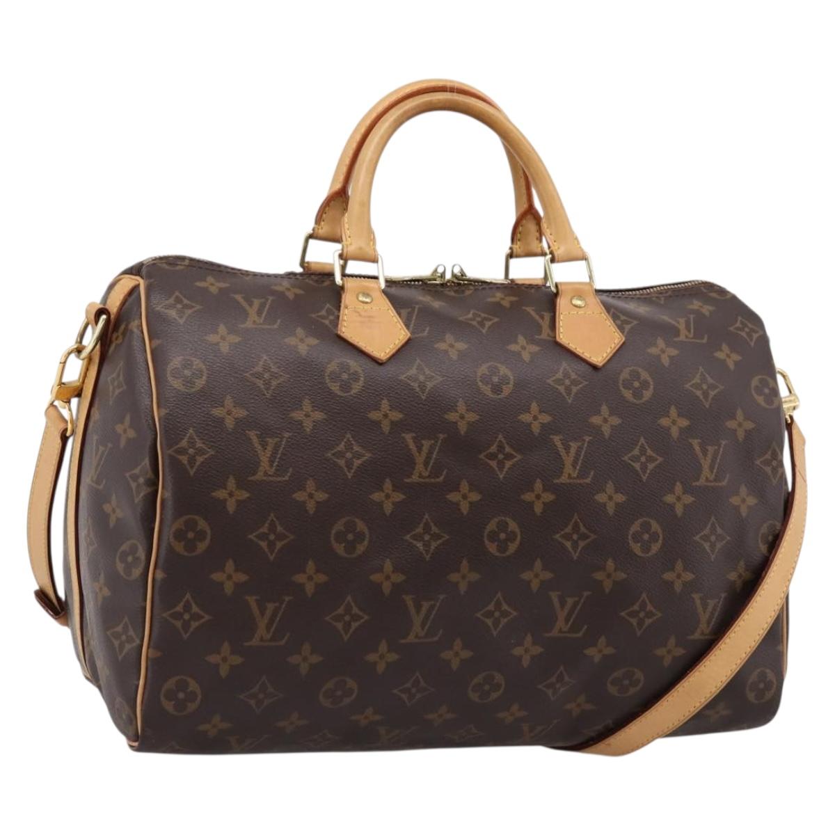 LOUIS VUITTON Monogram Speedy Bandouliere 35 Hand Bag M41111 LV Auth 209645A