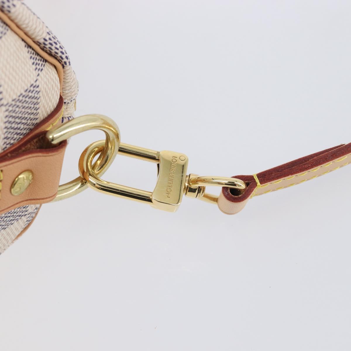 LOUIS VUITTON Damier Azur Speedy Bandouliere 25 Hand Bag N41374 Auth 209646SAV