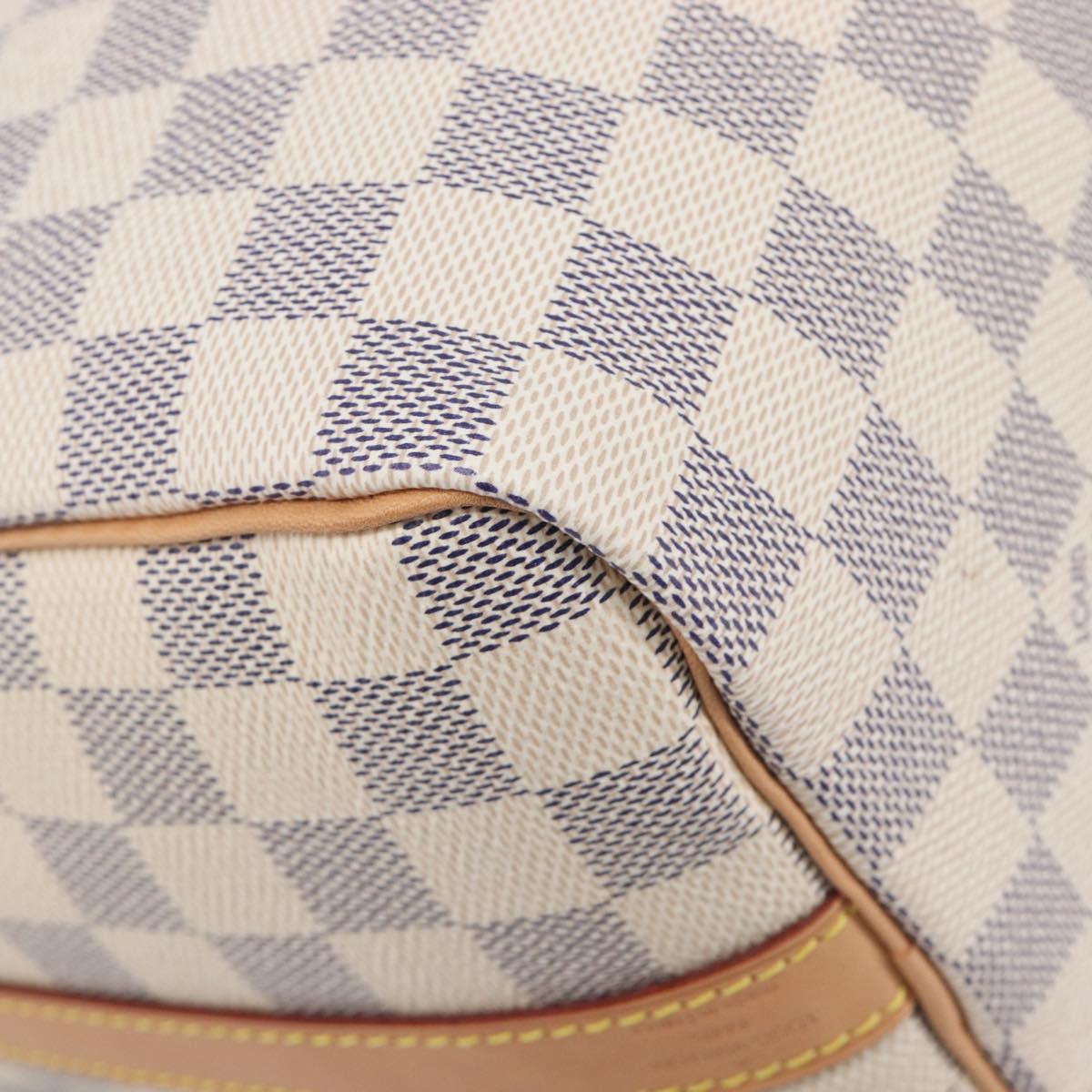 LOUIS VUITTON Damier Azur Speedy Bandouliere 25 Hand Bag N41374 Auth 209646SAV