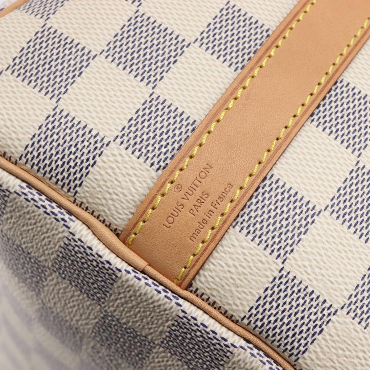 LOUIS VUITTON Damier Azur Speedy Bandouliere 25 Hand Bag N41374 Auth 209646SAV