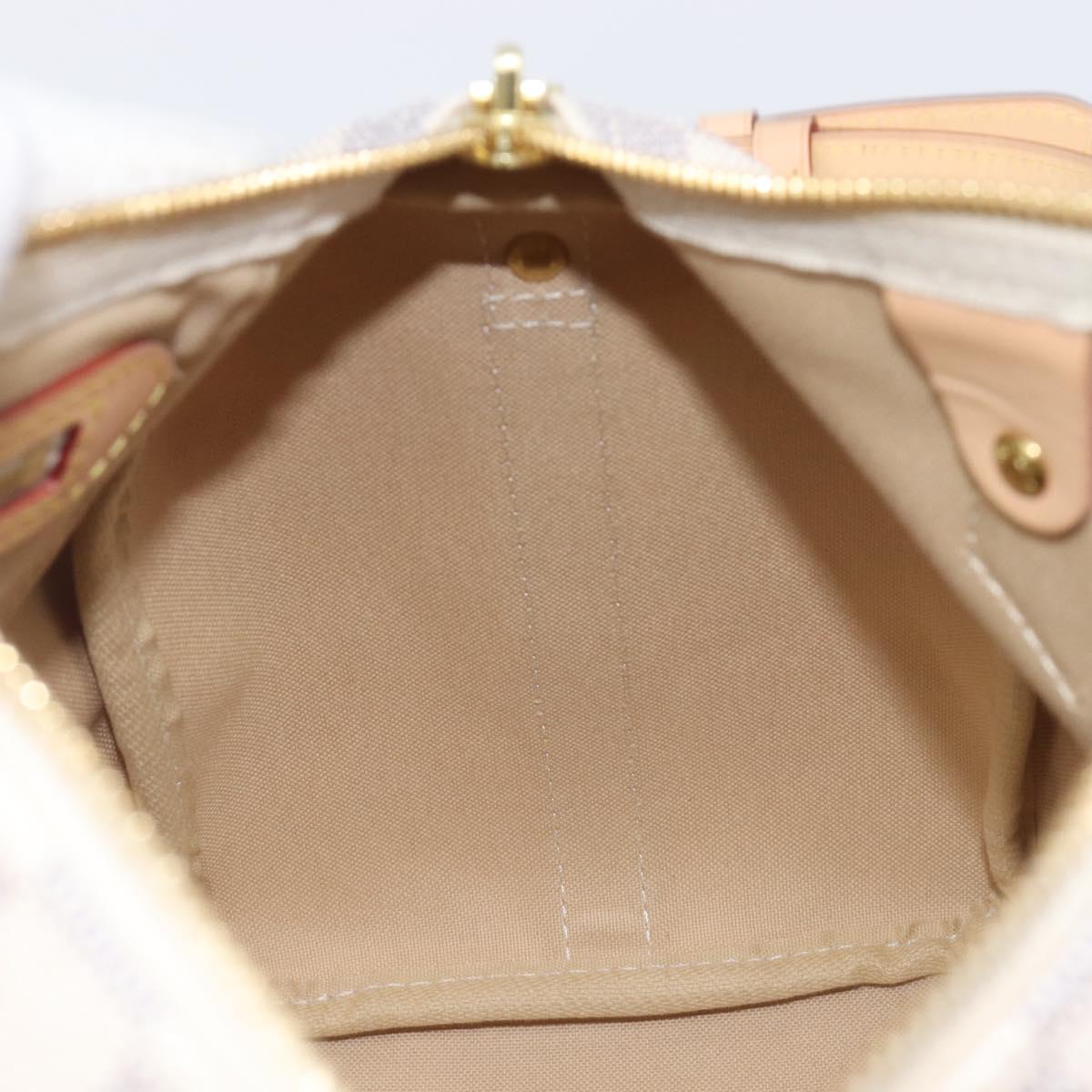 LOUIS VUITTON Damier Azur Speedy Bandouliere 25 Hand Bag N41374 Auth 209646SAV