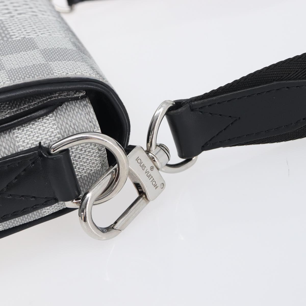 LOUIS VUITTON Damier Graphite Studio Messenger Antarctica N50014 Auth 209647SAM