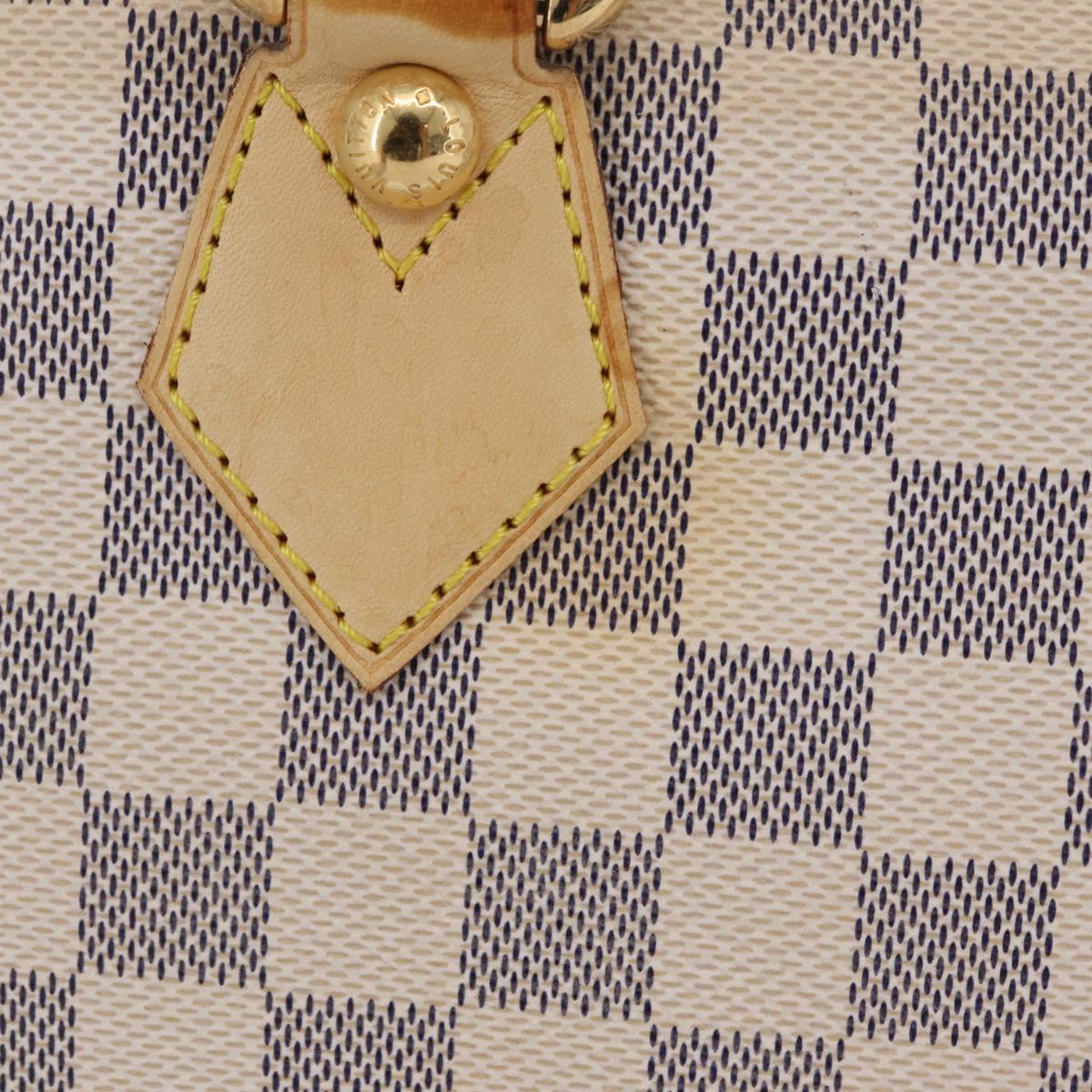LOUIS VUITTON Damier Azur Saleya PM Tote Bag N51186 LV Auth 209650