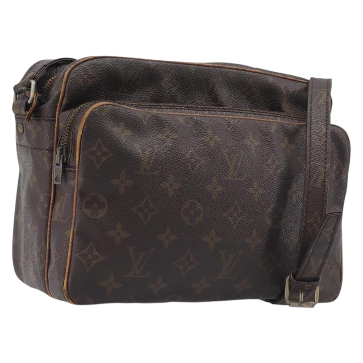 LOUIS VUITTON Monogram Nile Shoulder Bag Vintage M45244 LV Auth 209675