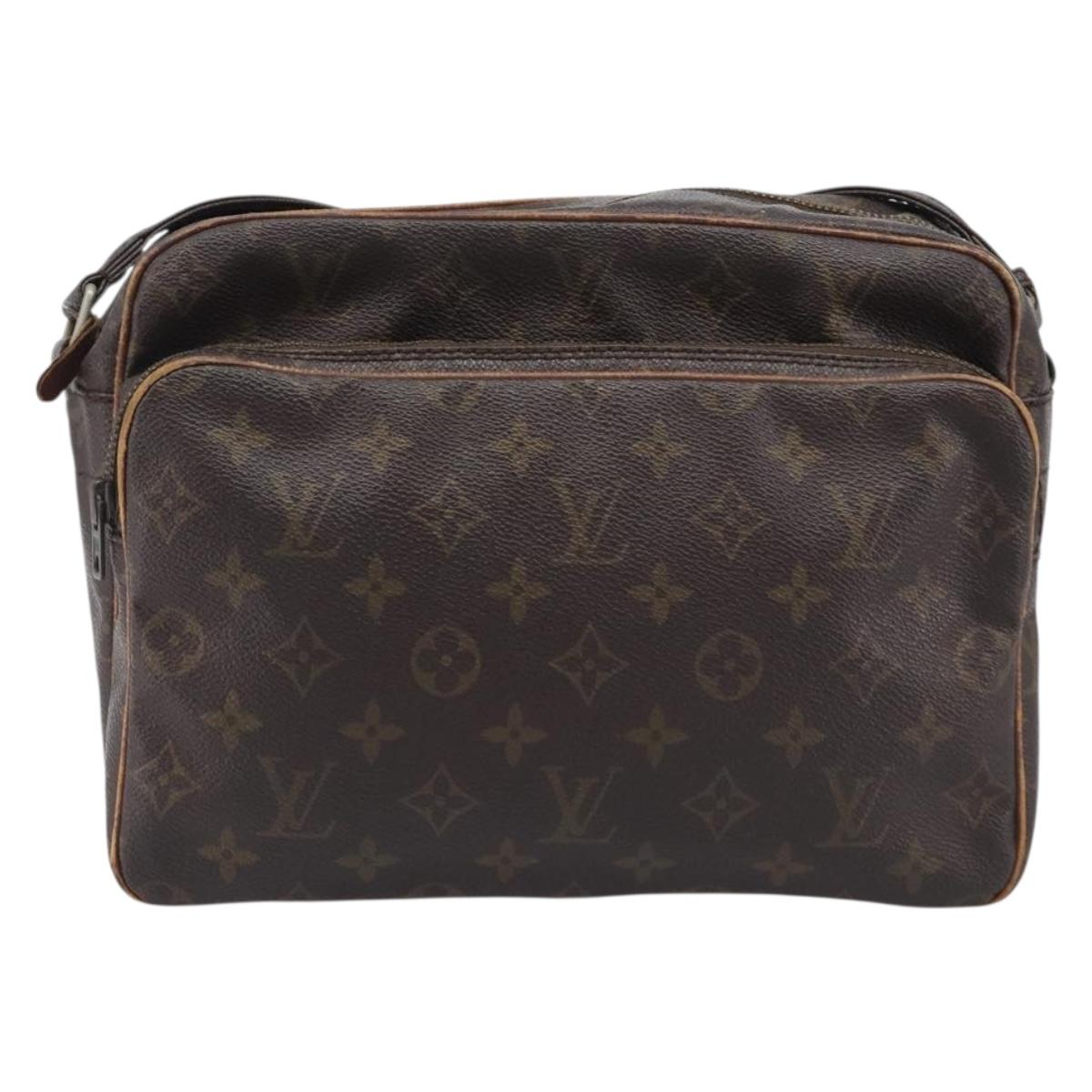 LOUIS VUITTON Monogram Nile Shoulder Bag Vintage M45244 LV Auth 209675