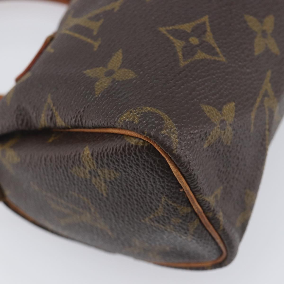LOUIS VUITTON Monogram Mini Speedy Hand Bag M41534 LV Auth 209680