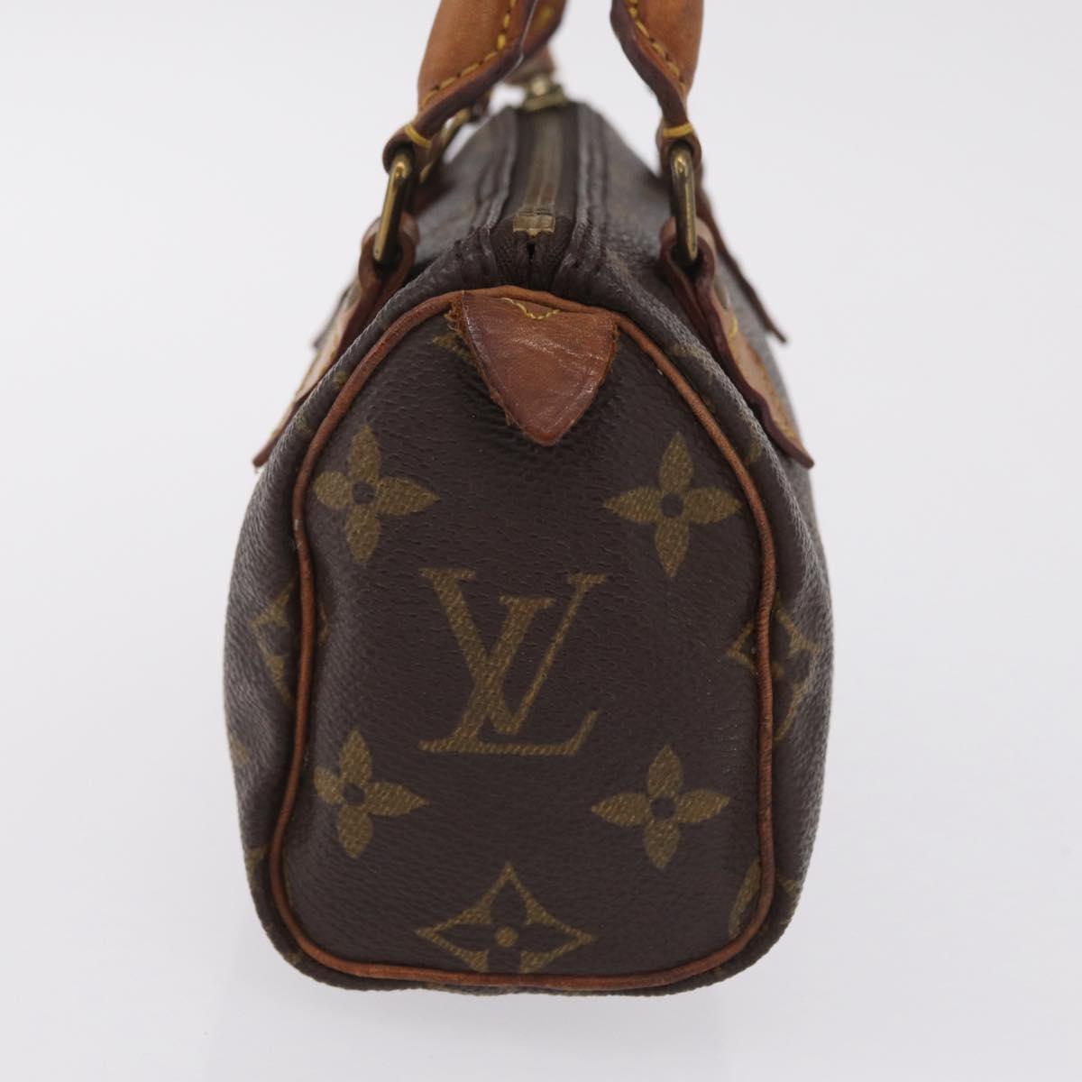LOUIS VUITTON Monogram Mini Speedy Hand Bag M41534 LV Auth 209681