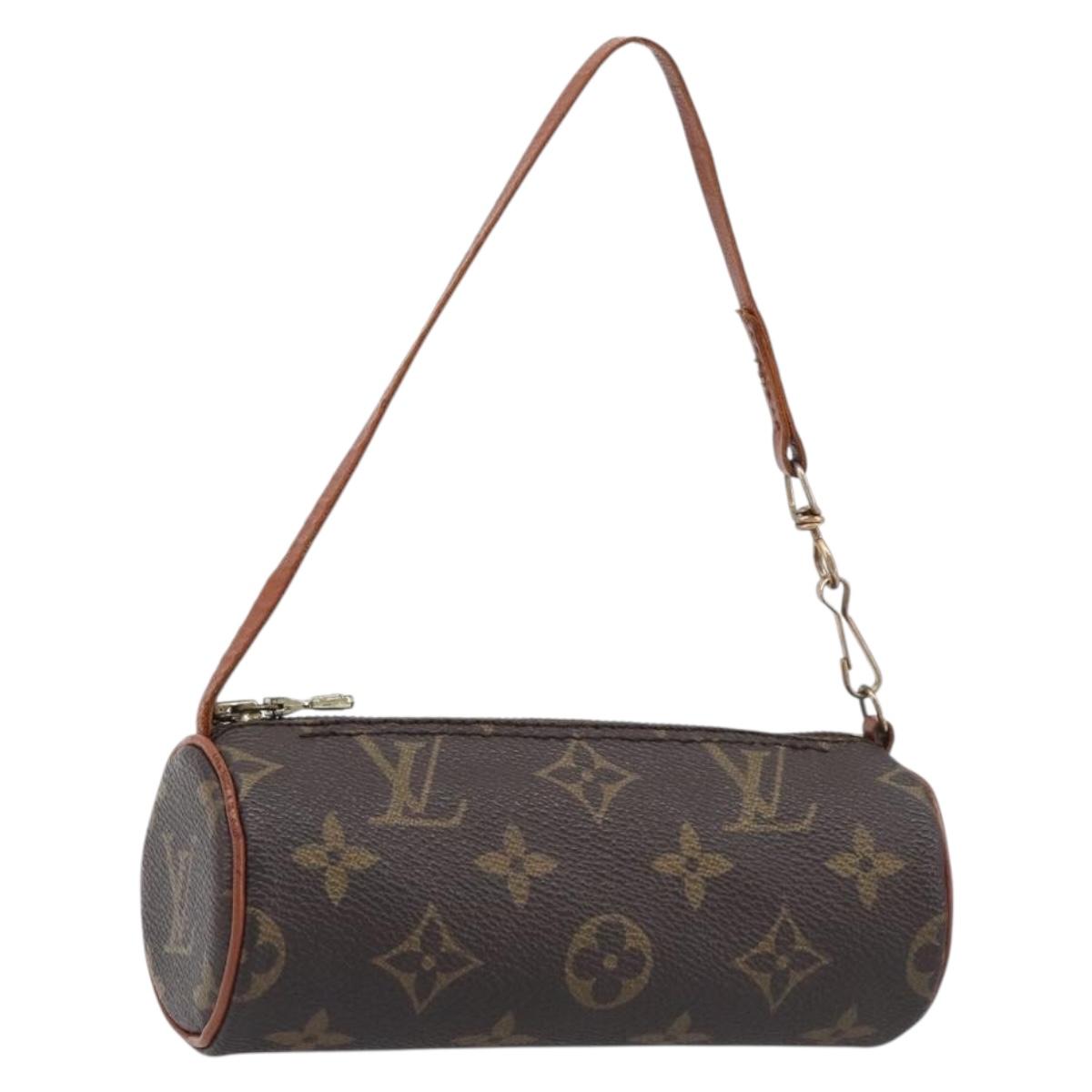 LOUIS VUITTON Monogram Papillon Pouch Pouch LV Auth 209683