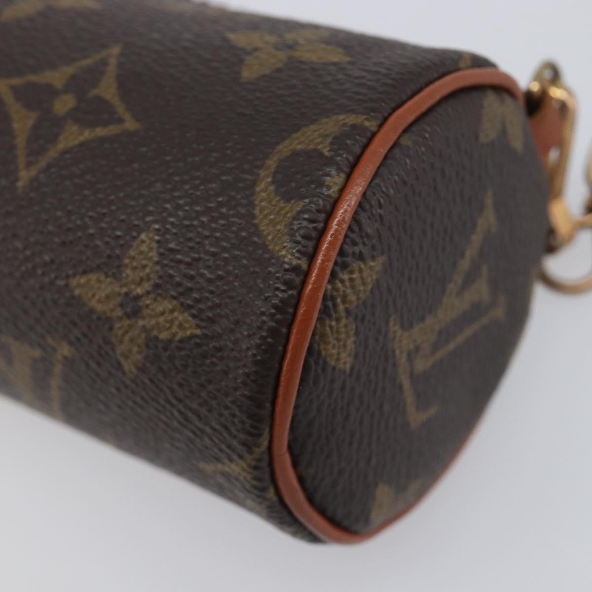 LOUIS VUITTON Monogram Papillon Pouch Pouch LV Auth 209683