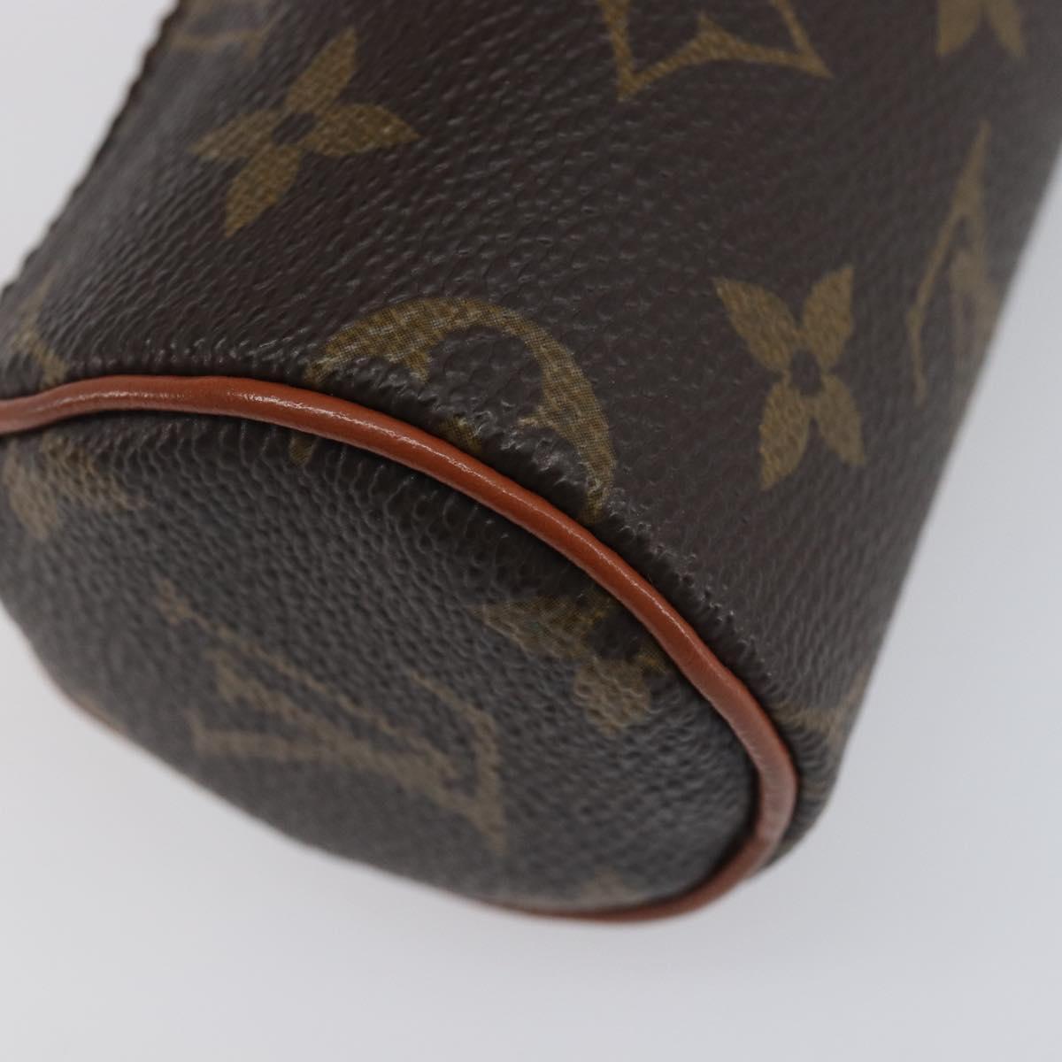 LOUIS VUITTON Monogram Papillon Pouch Pouch LV Auth 209683