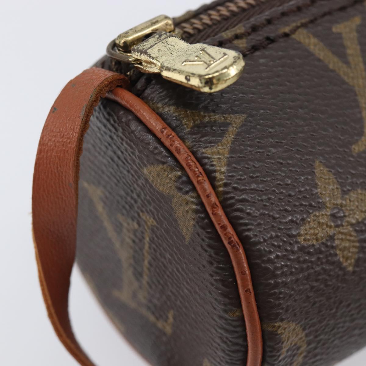 LOUIS VUITTON Monogram Papillon Pouch Pouch LV Auth 209683