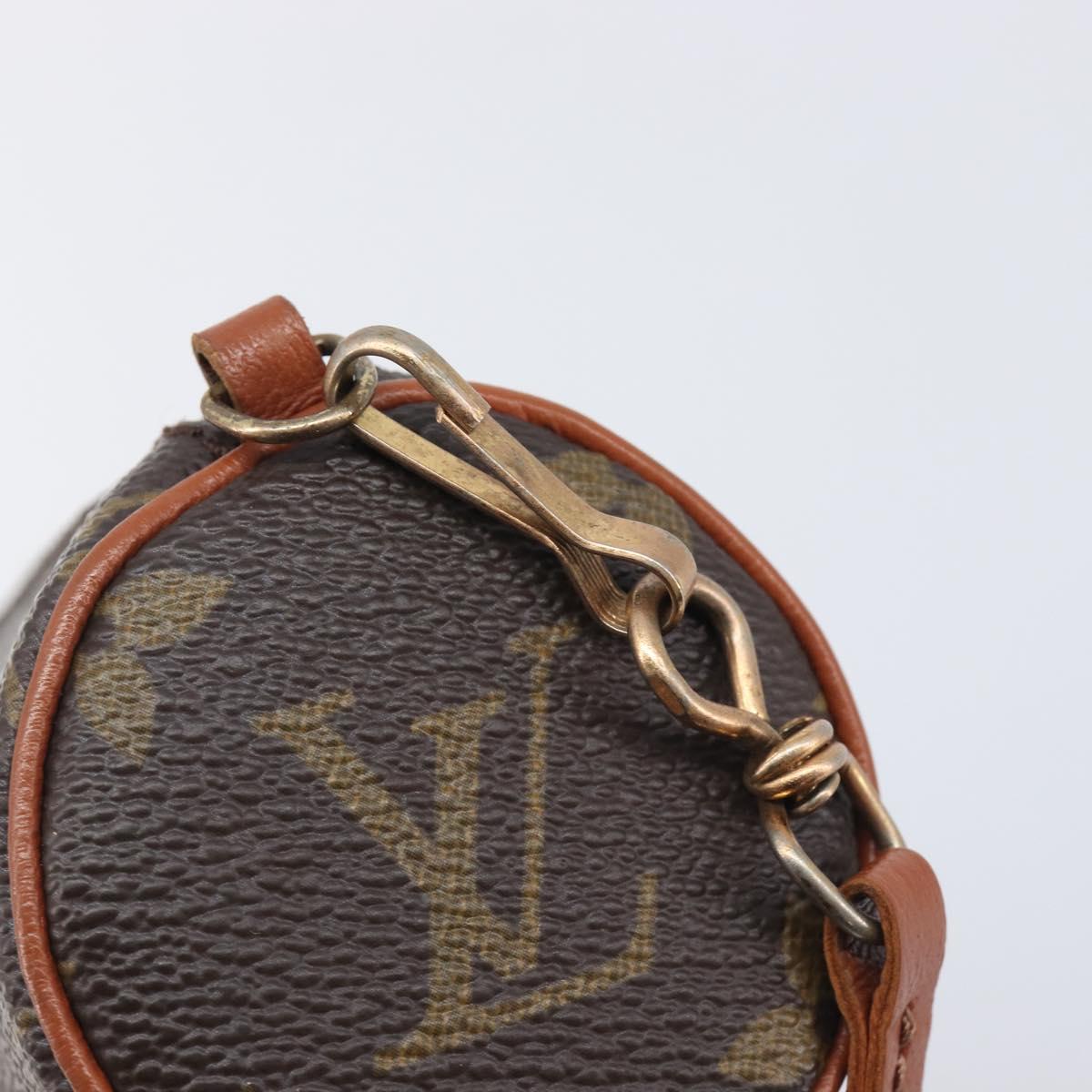 LOUIS VUITTON Monogram Papillon Pouch Pouch LV Auth 209683